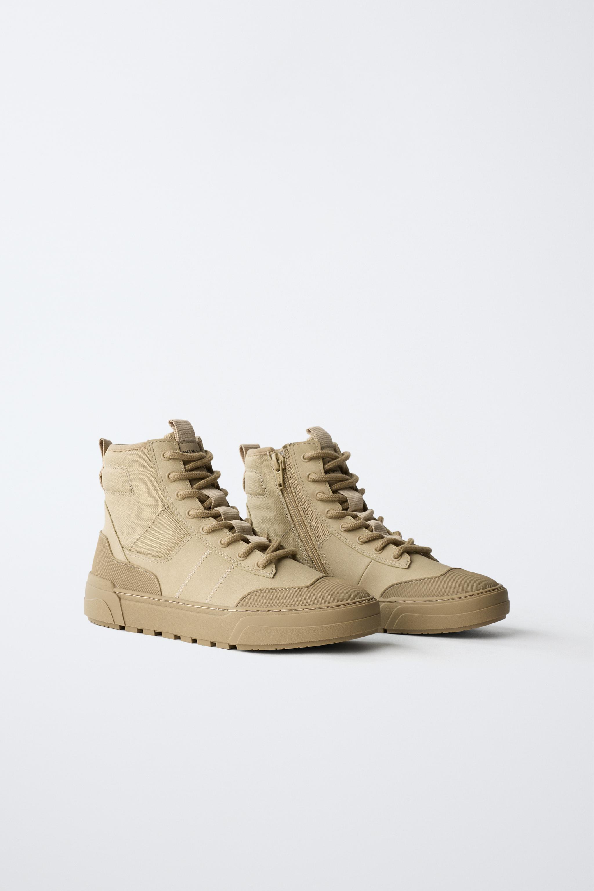 TECHNICAL HIGH-TOP SNEAKERS