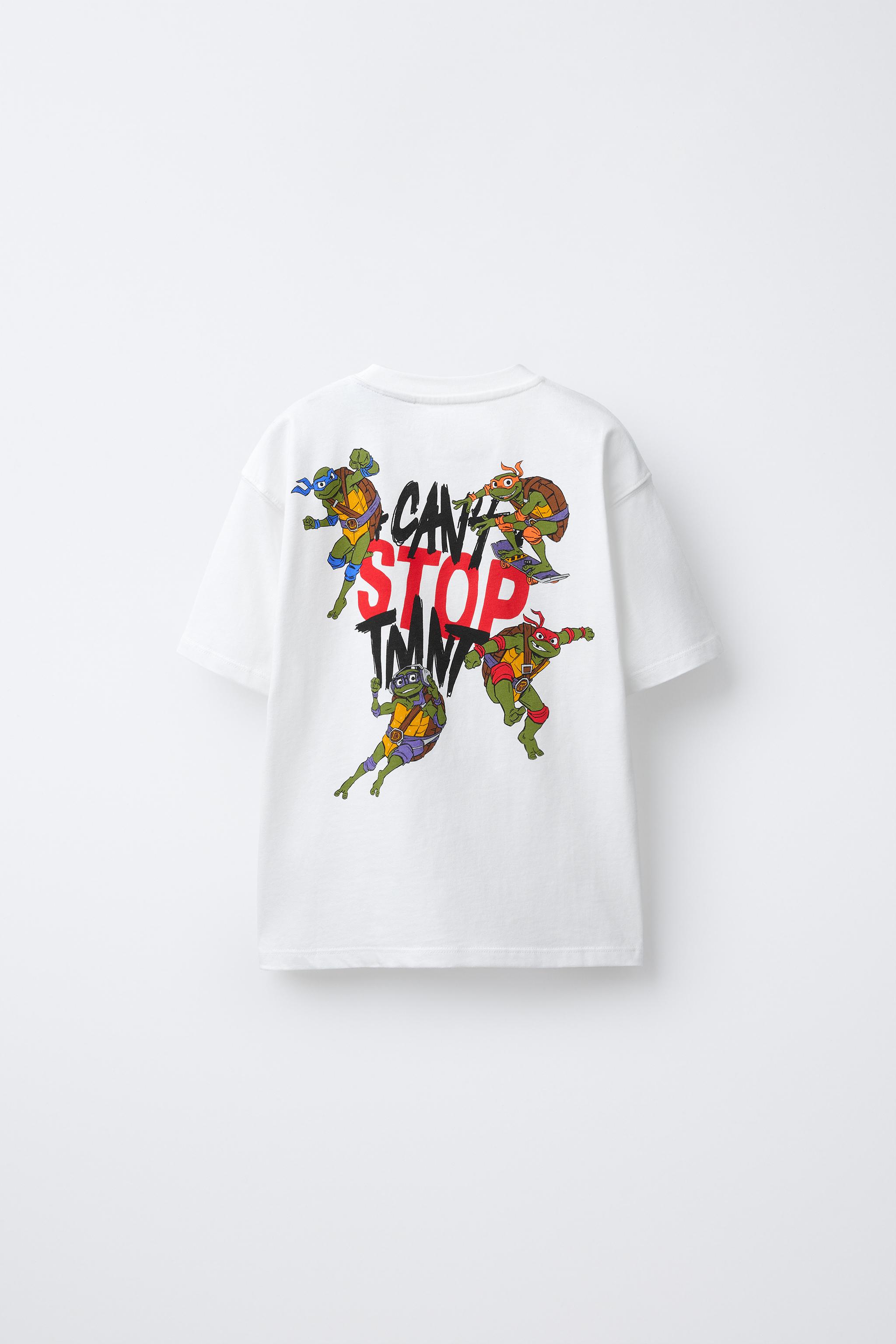 TEENAGE MUTANT NINJA TURTLES © VIACOM PRINTED T-SHIRT