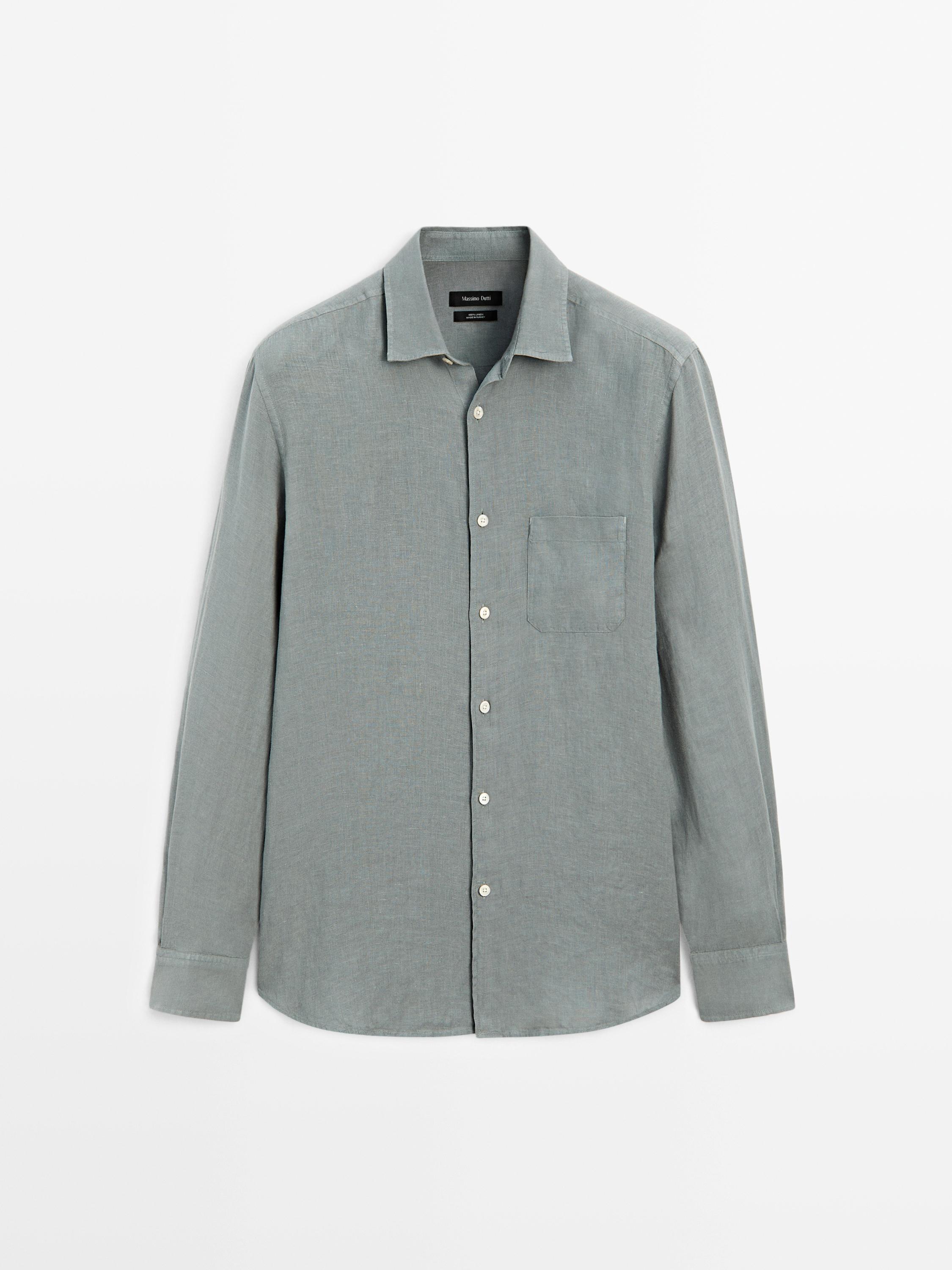 Regular fit shirt with pocket detail