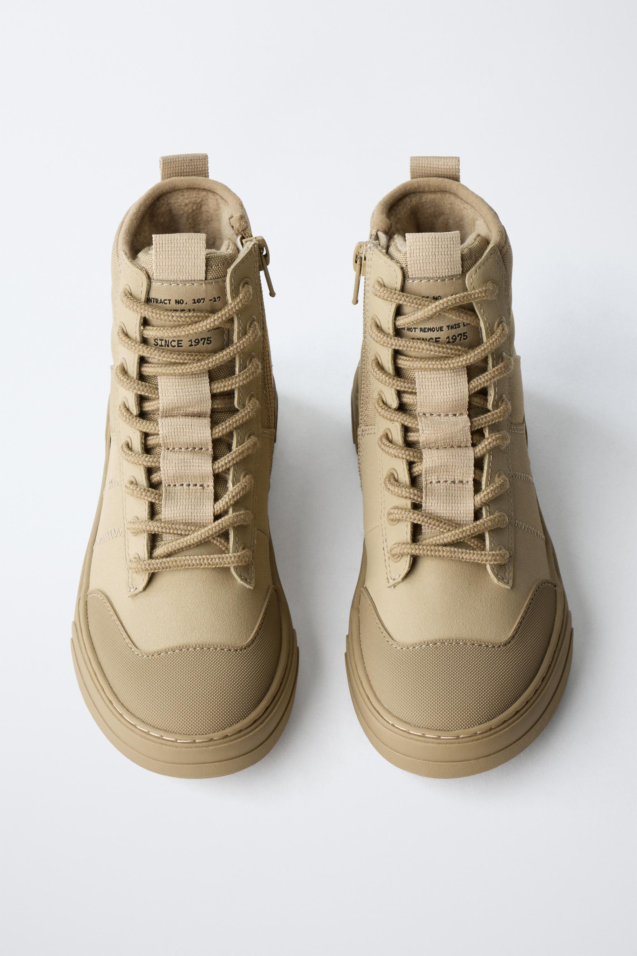 TECHNICAL HIGH-TOP SNEAKERS