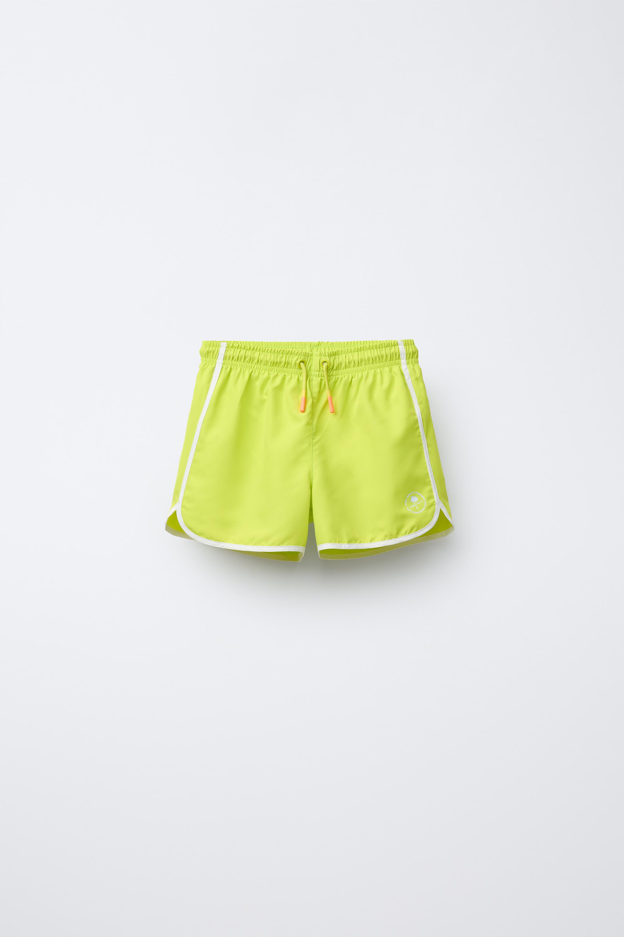 6-14 YEARS/ PALM TREE SWIM SHORTS