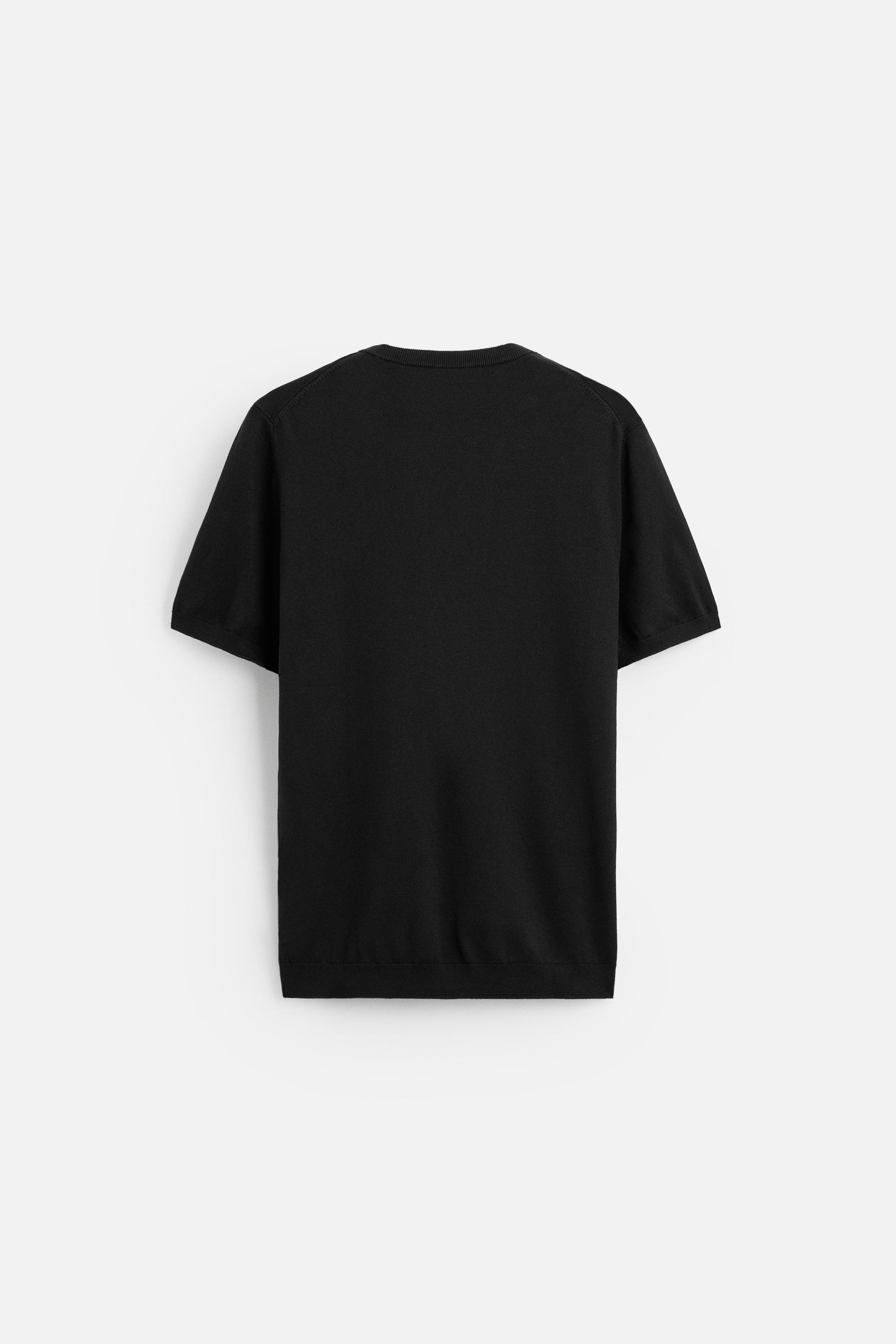 KNIT REGULAR FIT T-SHIRT