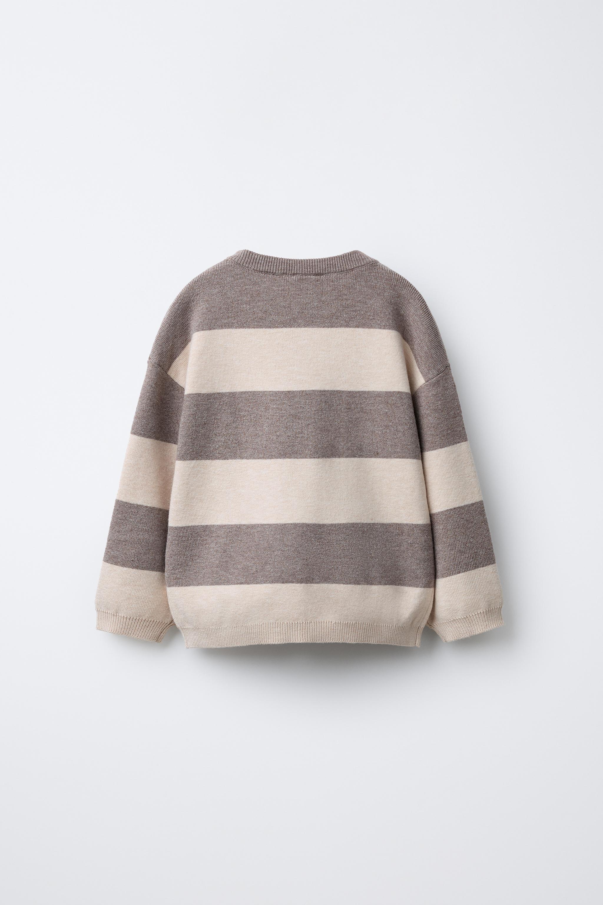 STRIPED KNIT SWEATER