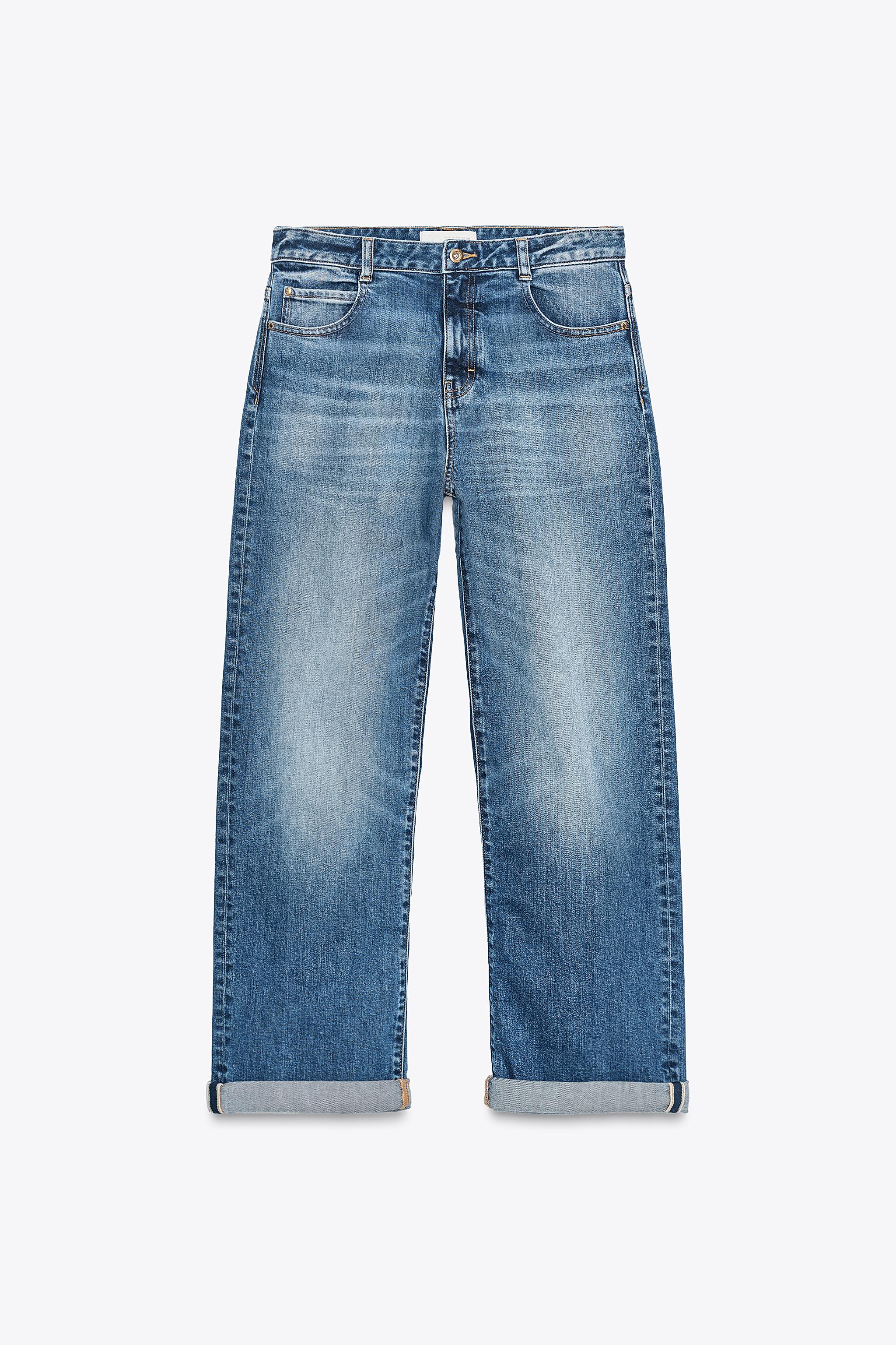 Z.07 RELAXED FIT HI-RISE CUFFED JEANS