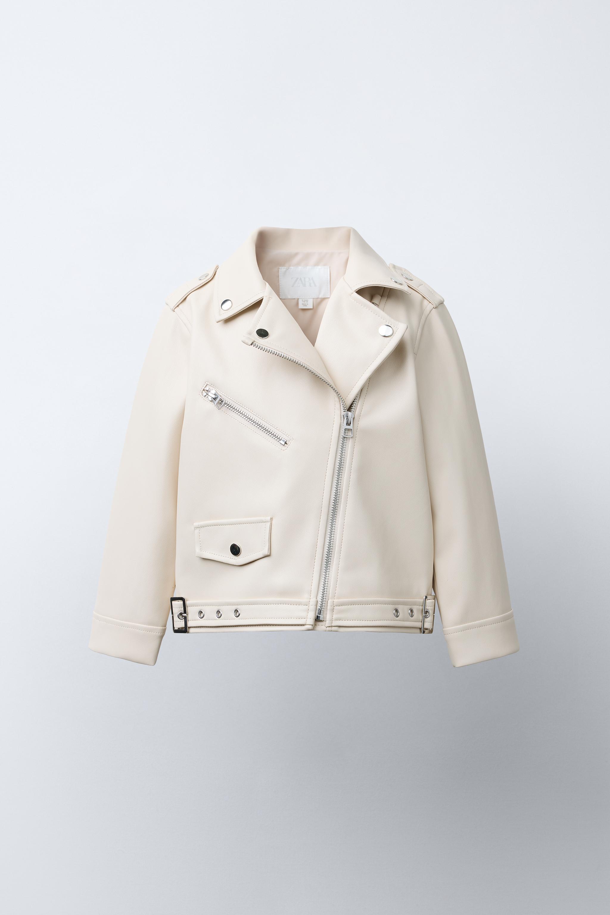 FAUX LEATHER BIKER JACKET