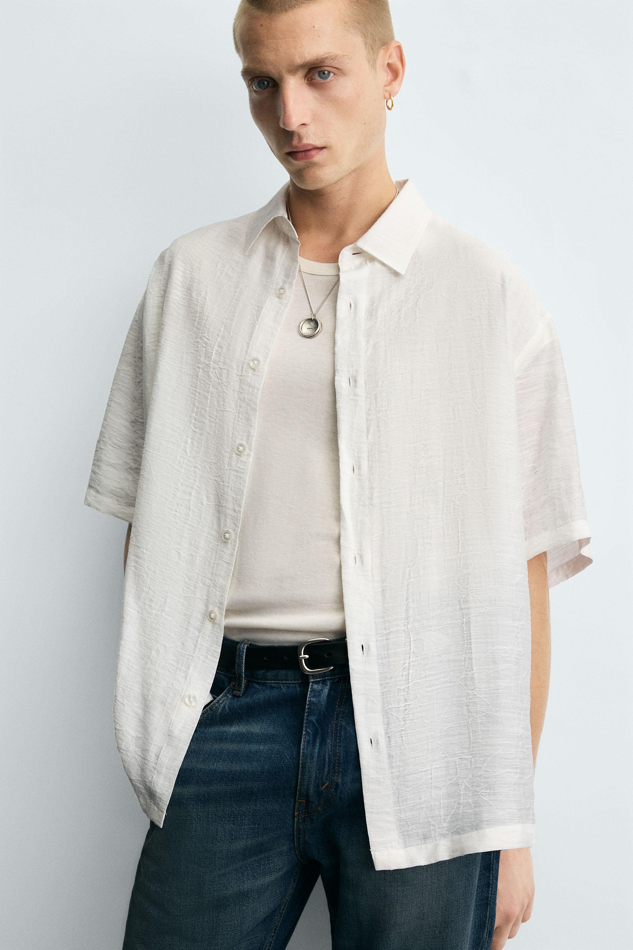 IRREGULAR JACQUARD SHIRT
