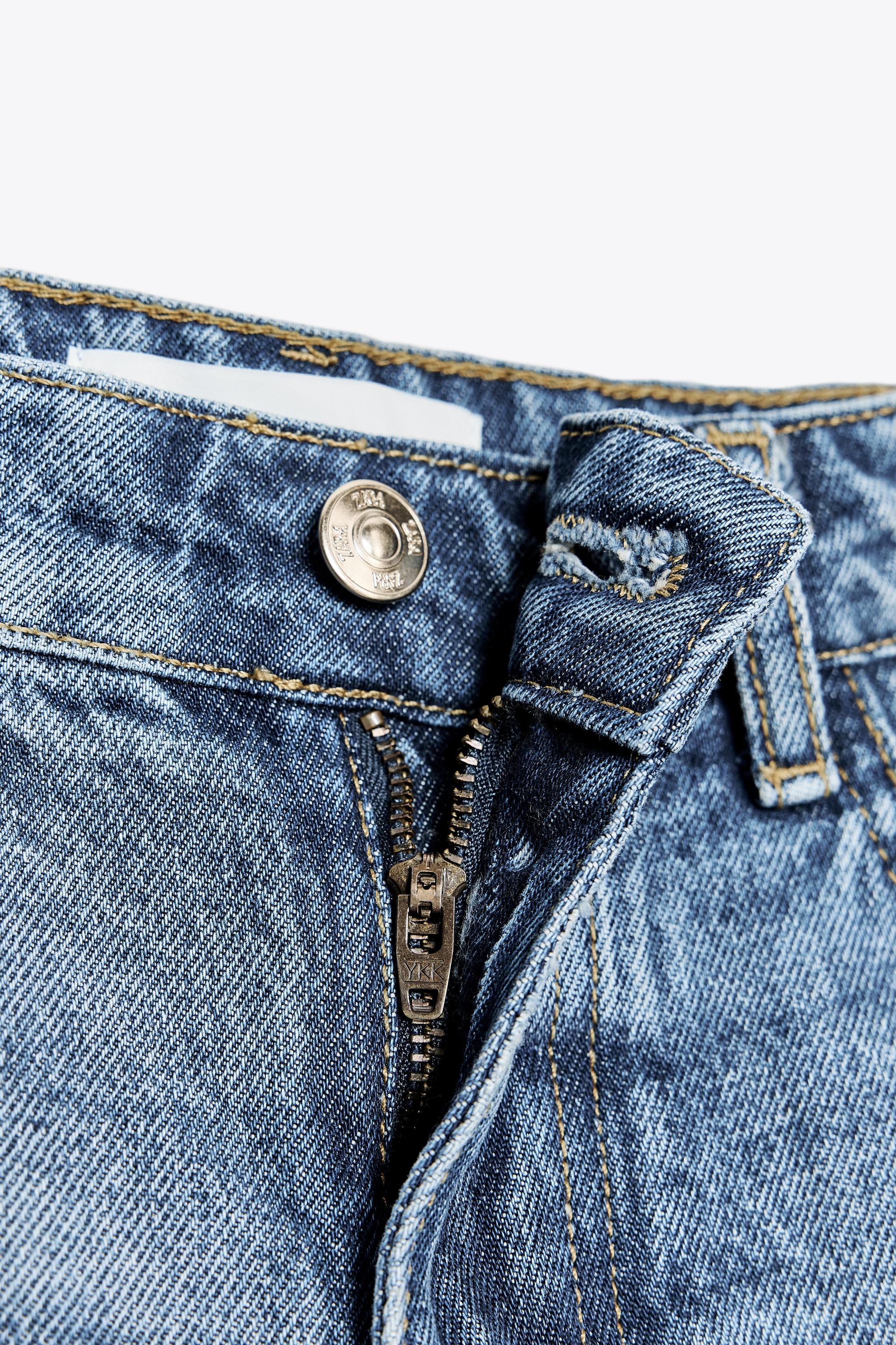 Z1975 RIPPED LOW-RISE SHORTS