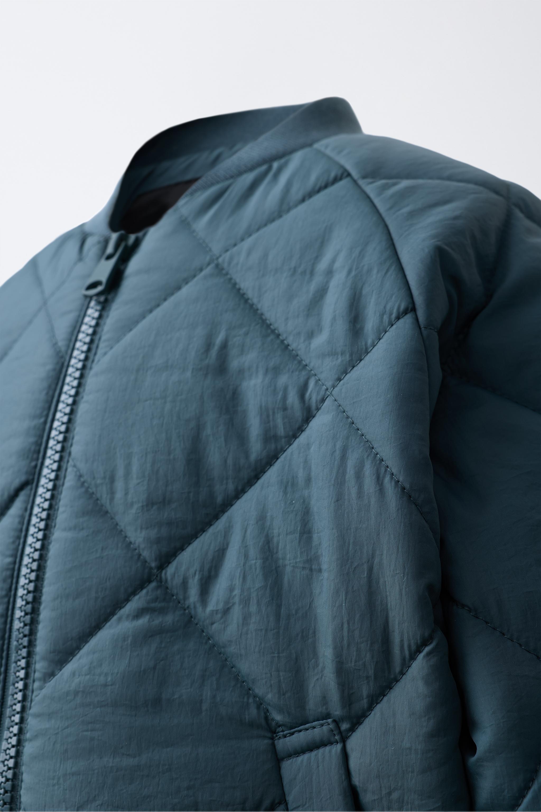 WATER REPELLENT PADDED BOMBER JACKET