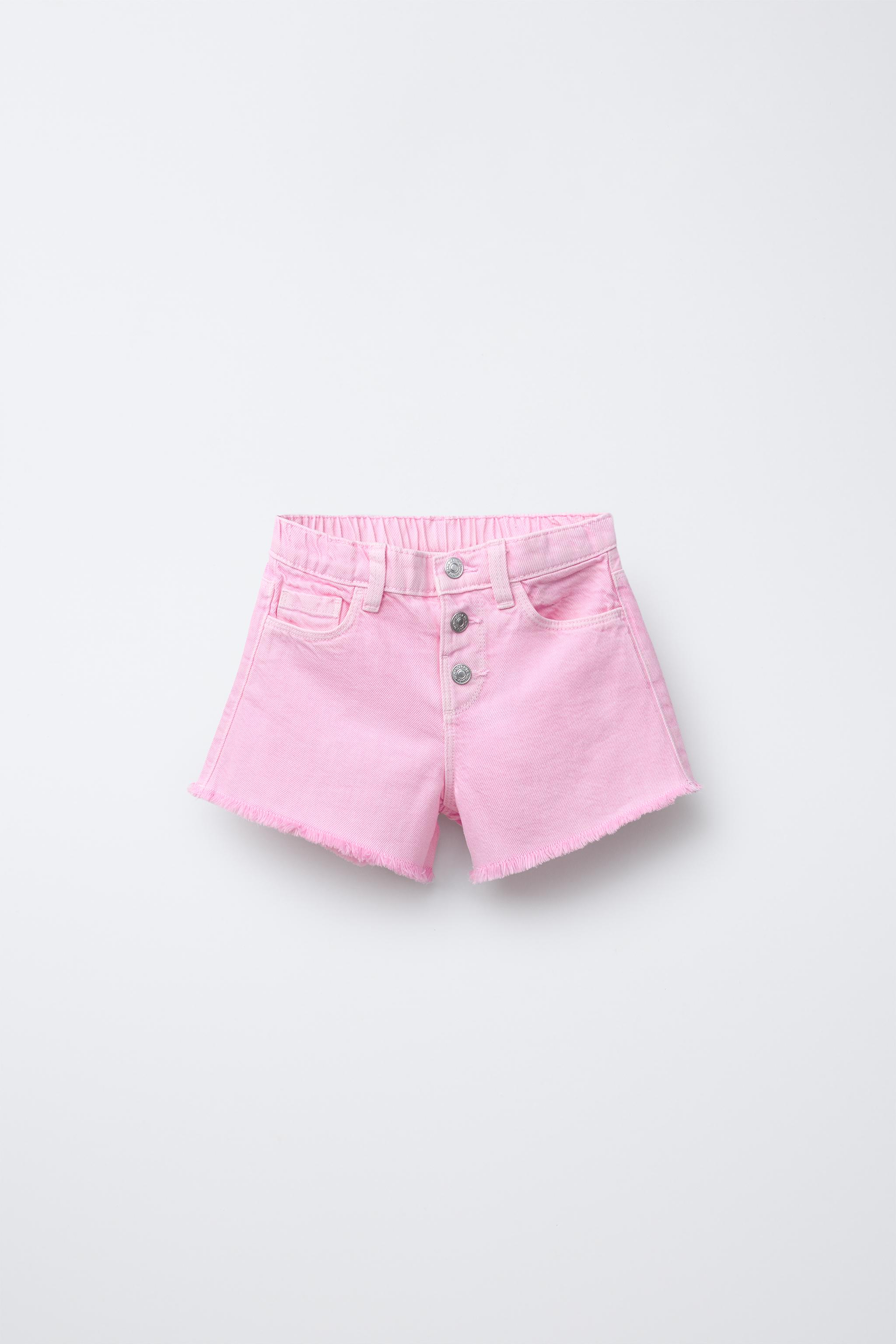 MOM FIT TWILL BERMUDA SHORTS