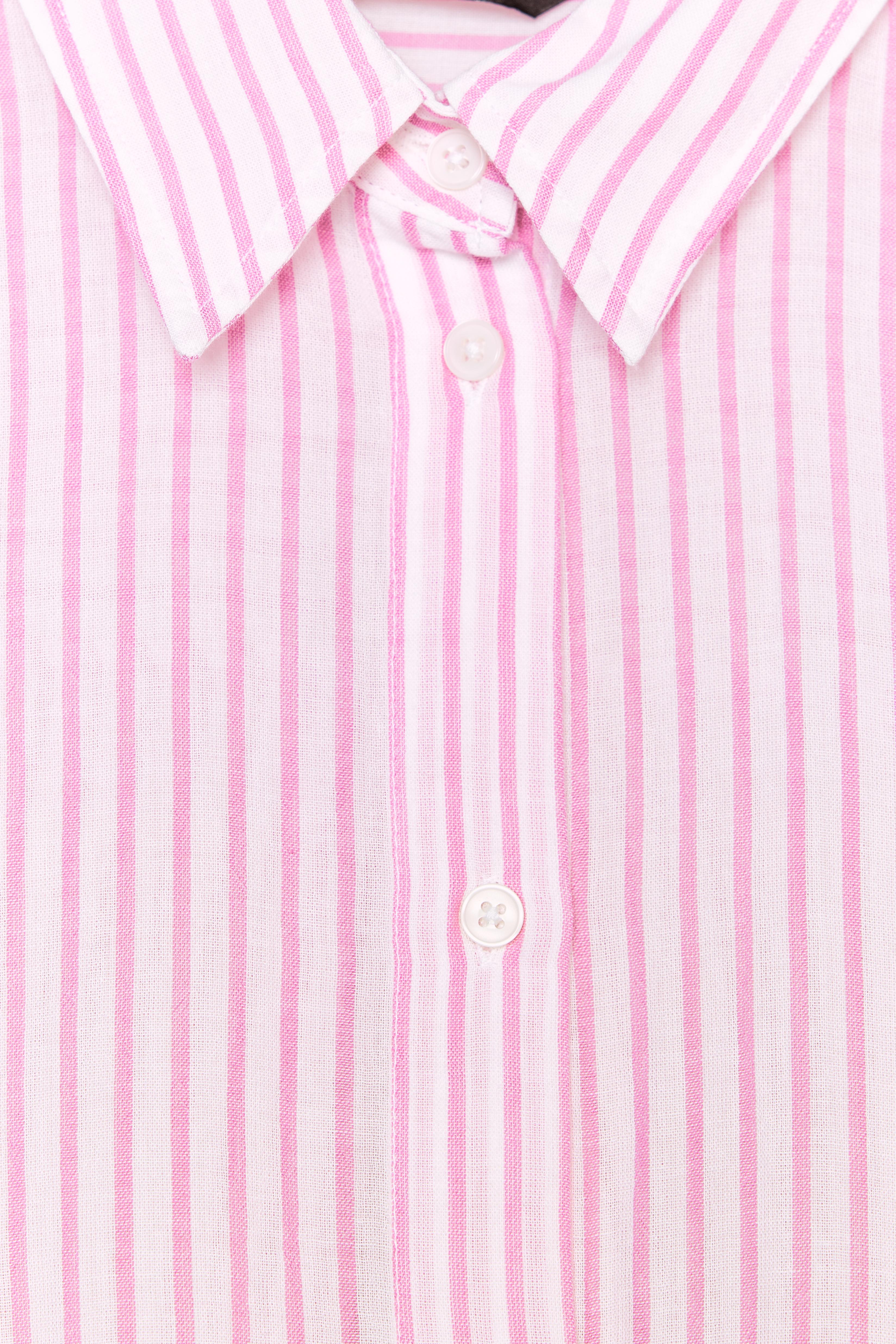 STRIPED GAUZE OVERSIZED SHIRT