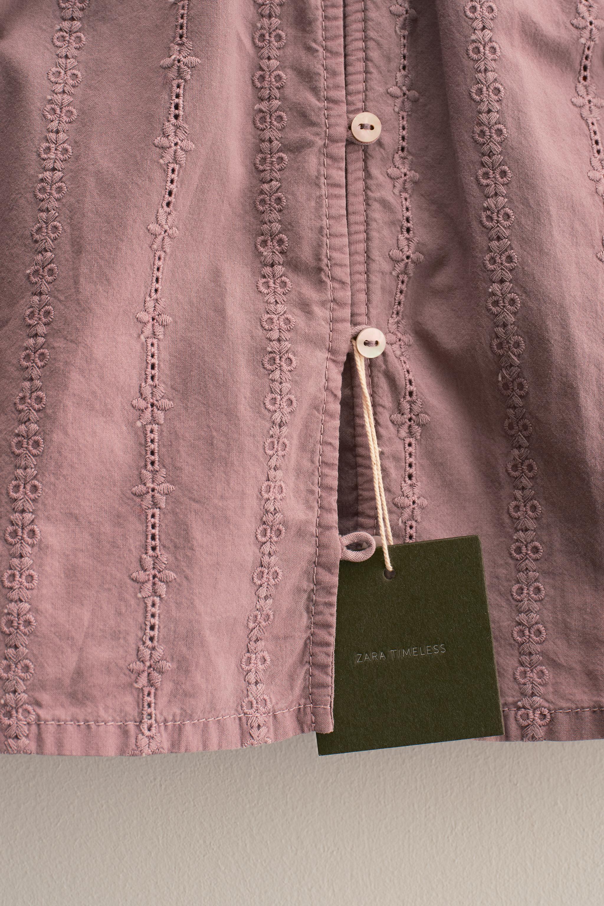 ZARA TIMELESS - SWISS EMBROIDERED BLOUSE