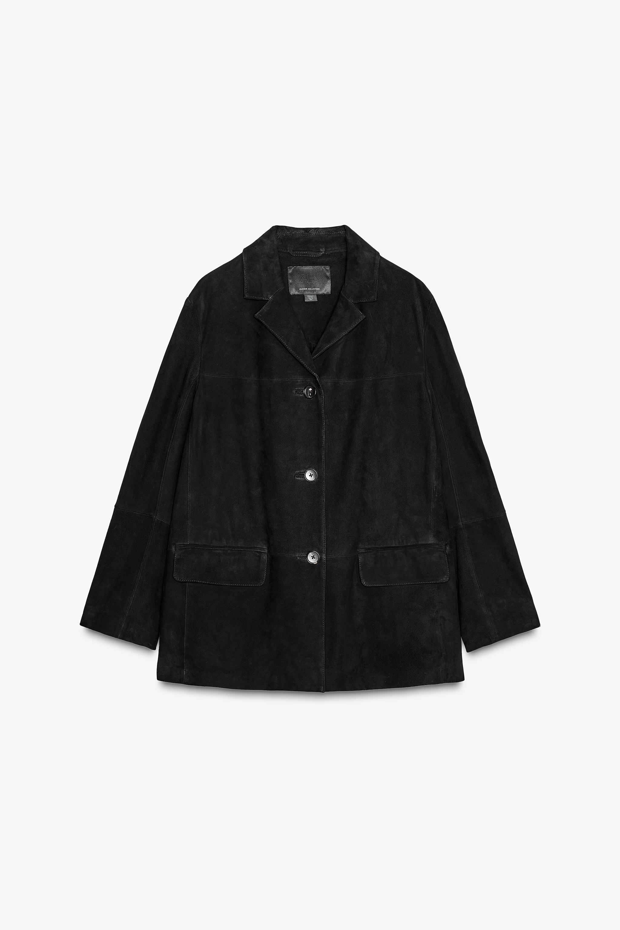 LIMITED EDITION ZW COLLECTION 100% SUEDE OVERSIZE BLAZER