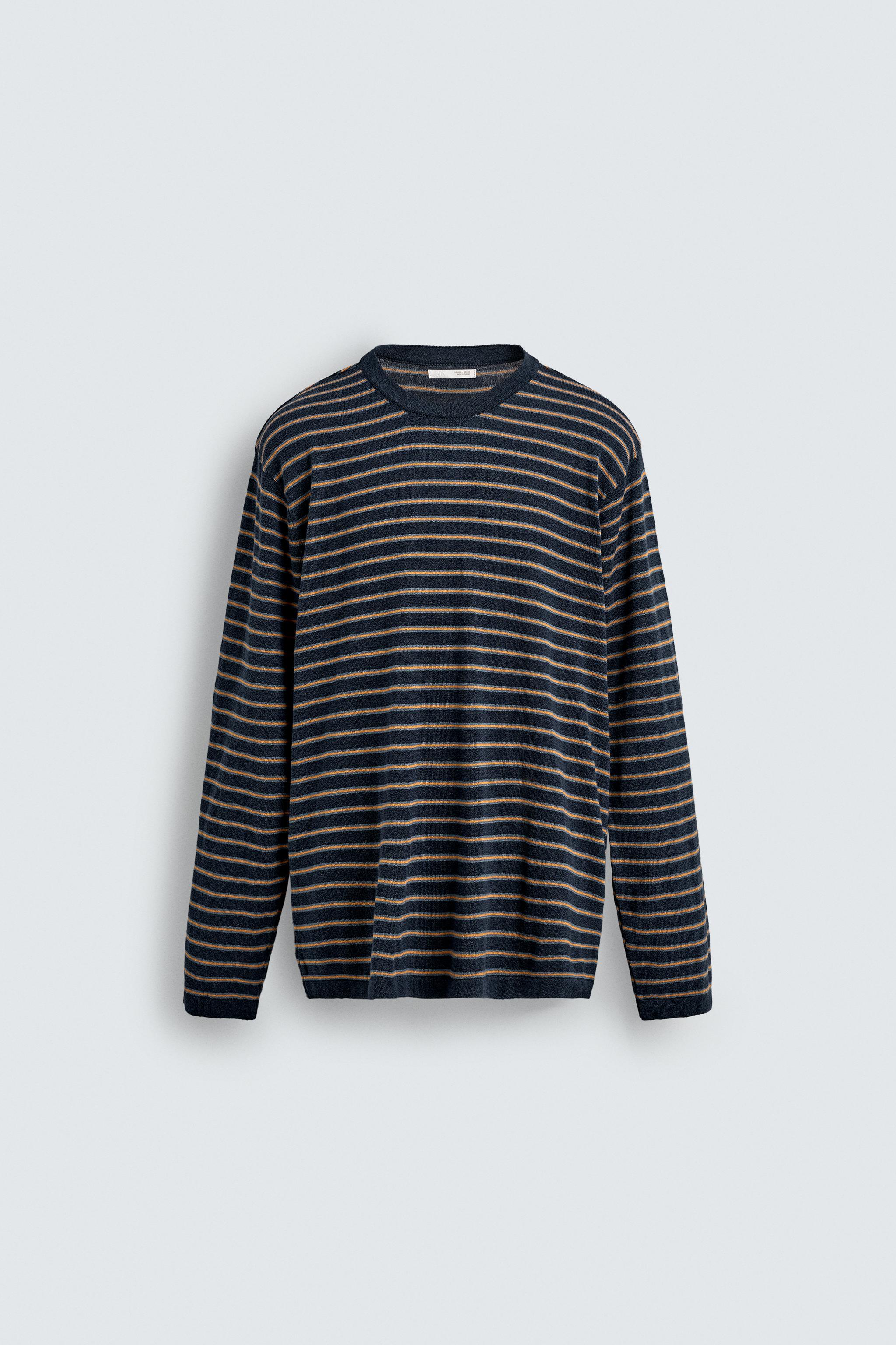 STRIPED JACQUARD SWEATER