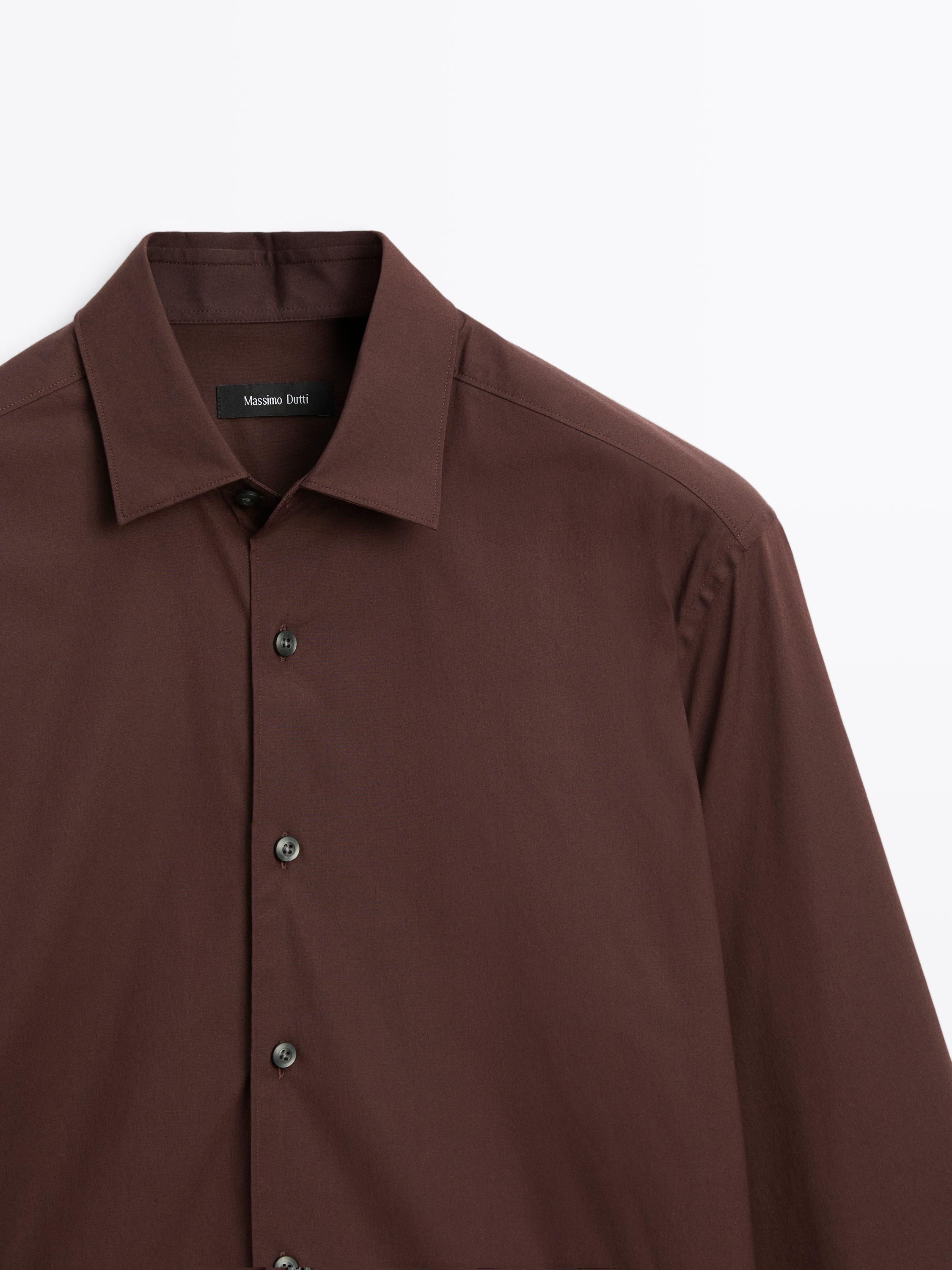 Slim fit stretch shirt