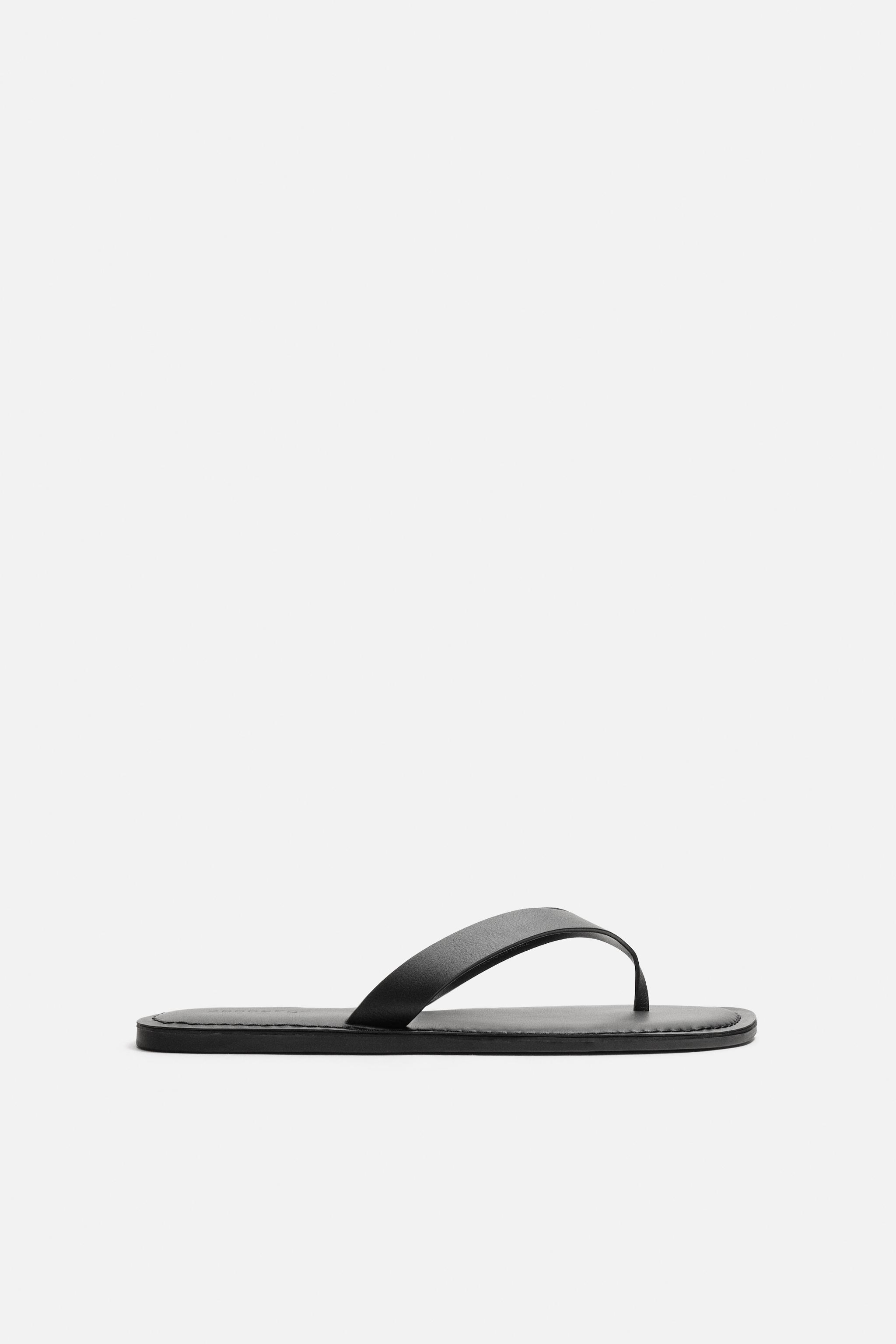 STRAPPY LEATHER SANDALS