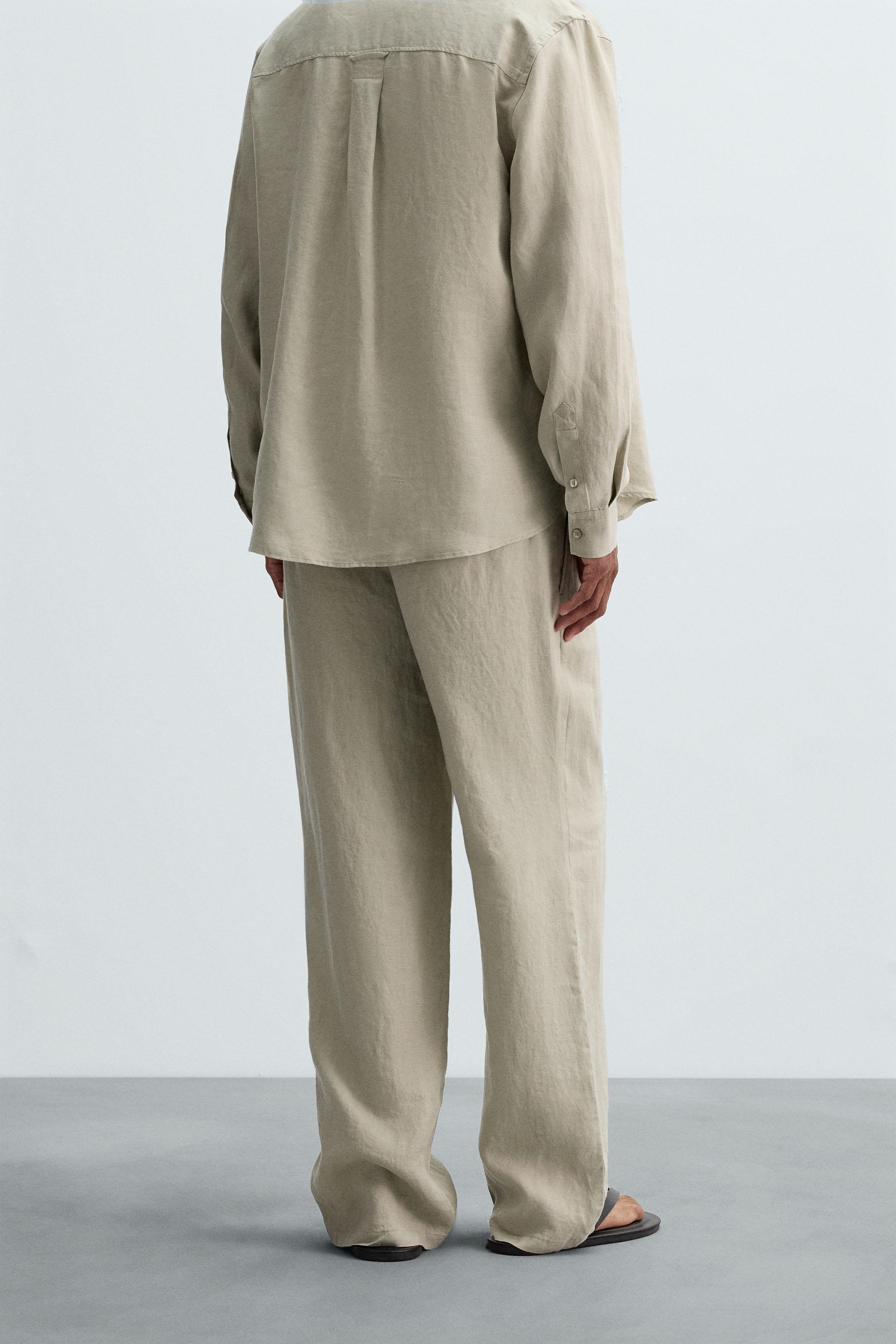 LINEN PANTS IN 100% LINEN