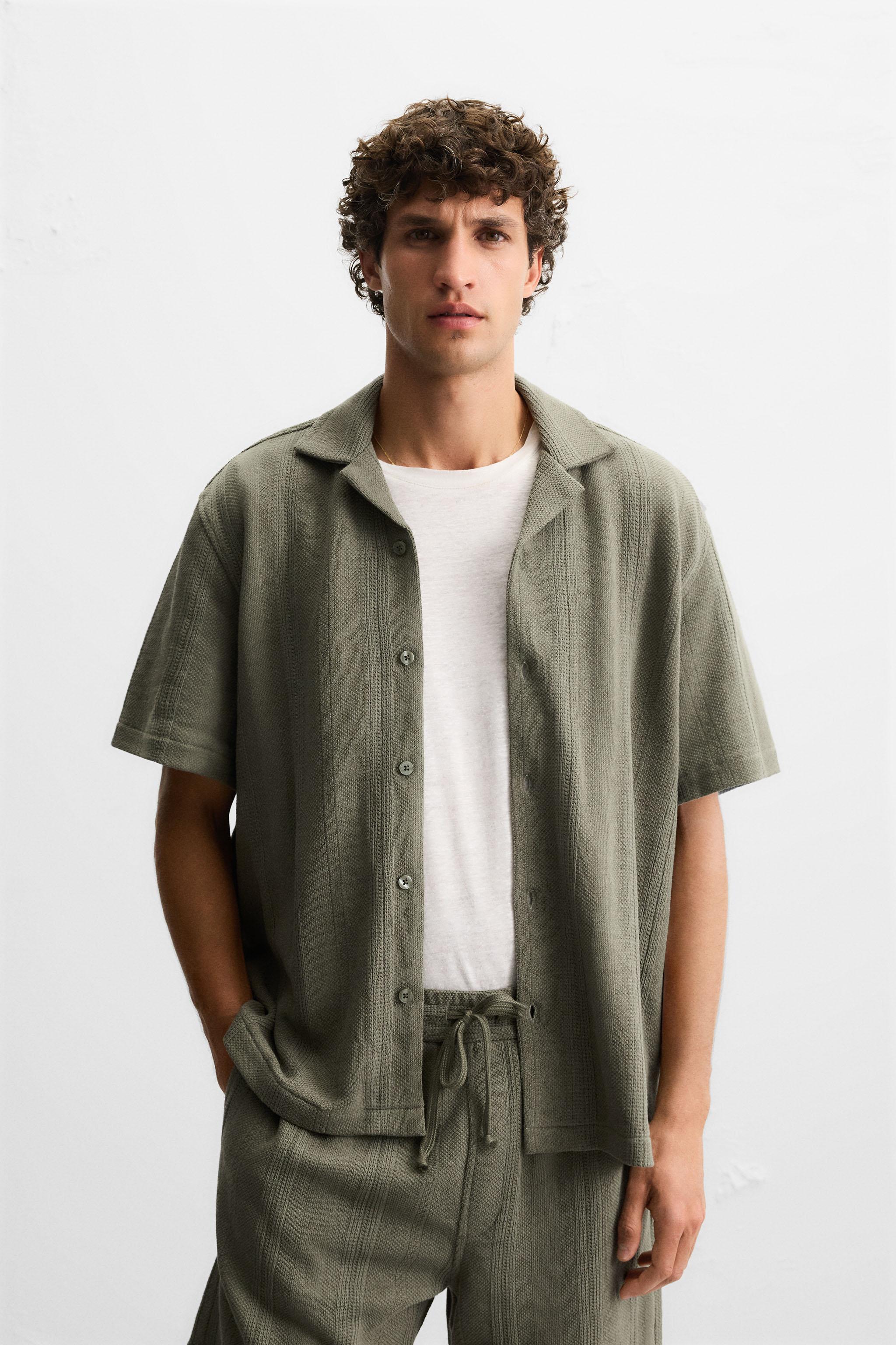 JACQUARD TEXTURED SHIRT