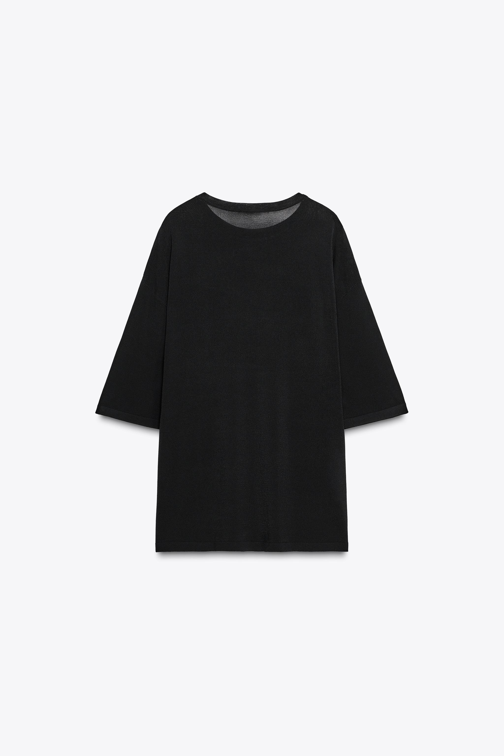 OVERSIZED PLAIN KNIT TOP