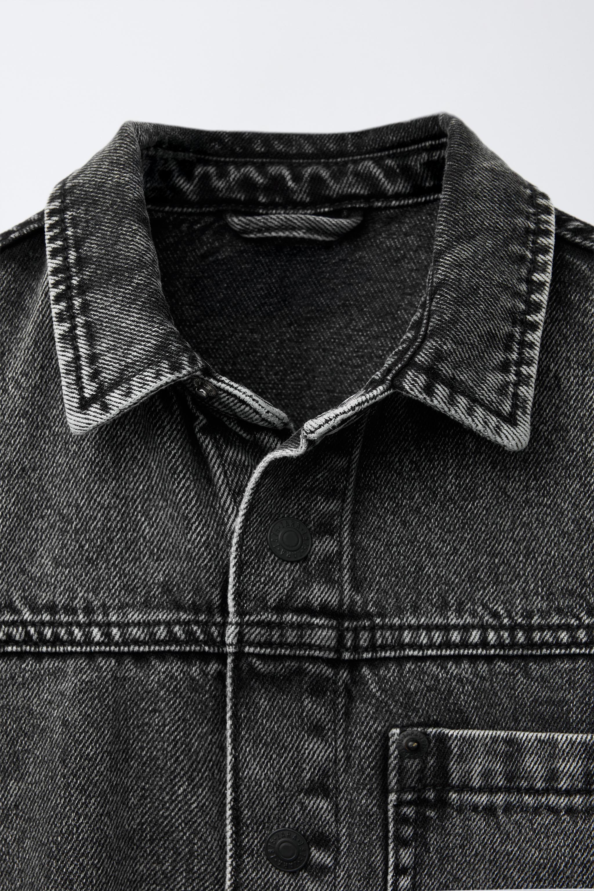 EMBROIDERED DENIM OVERSHIRT