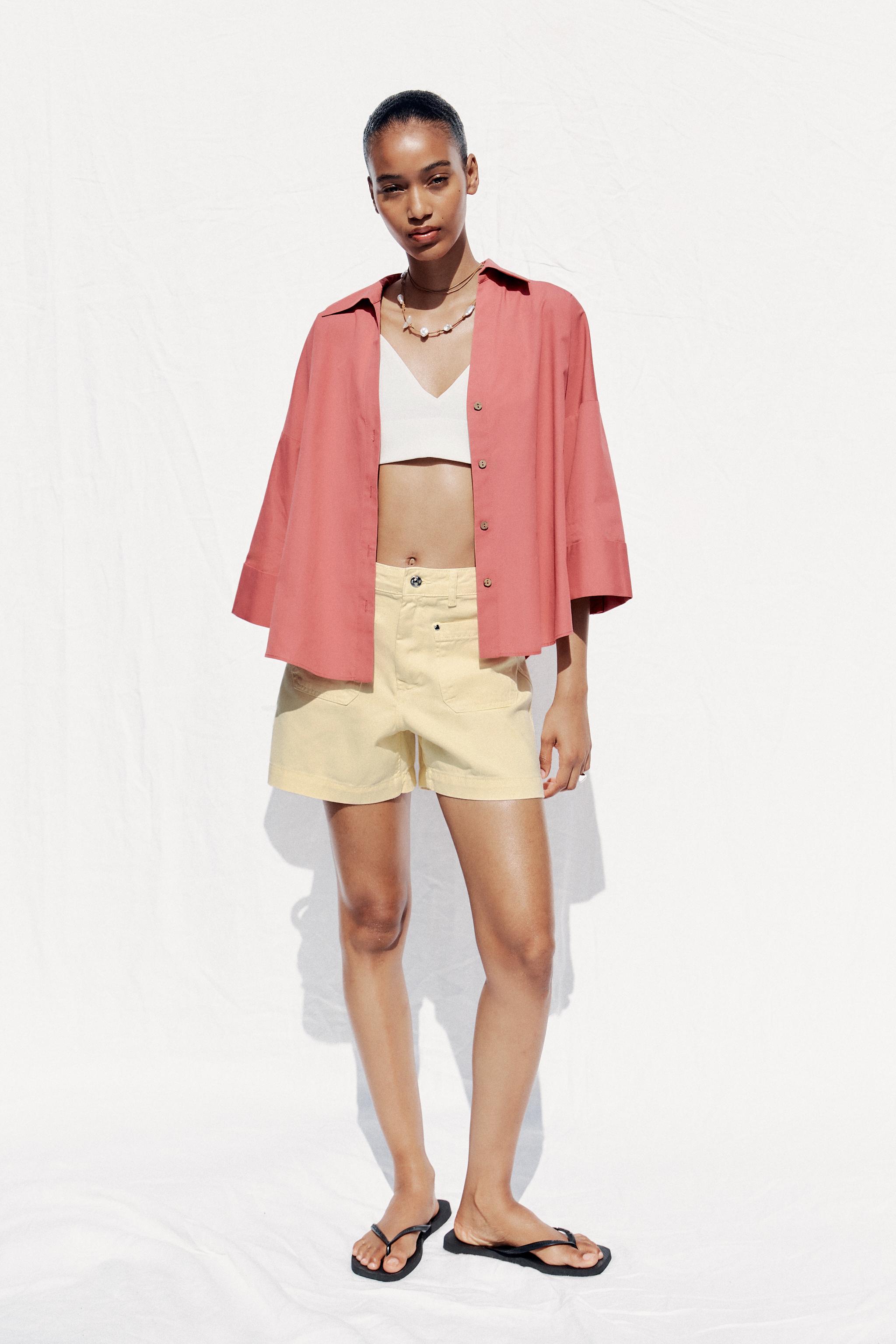 WIDE SLEEVE POPLIN SHIRT