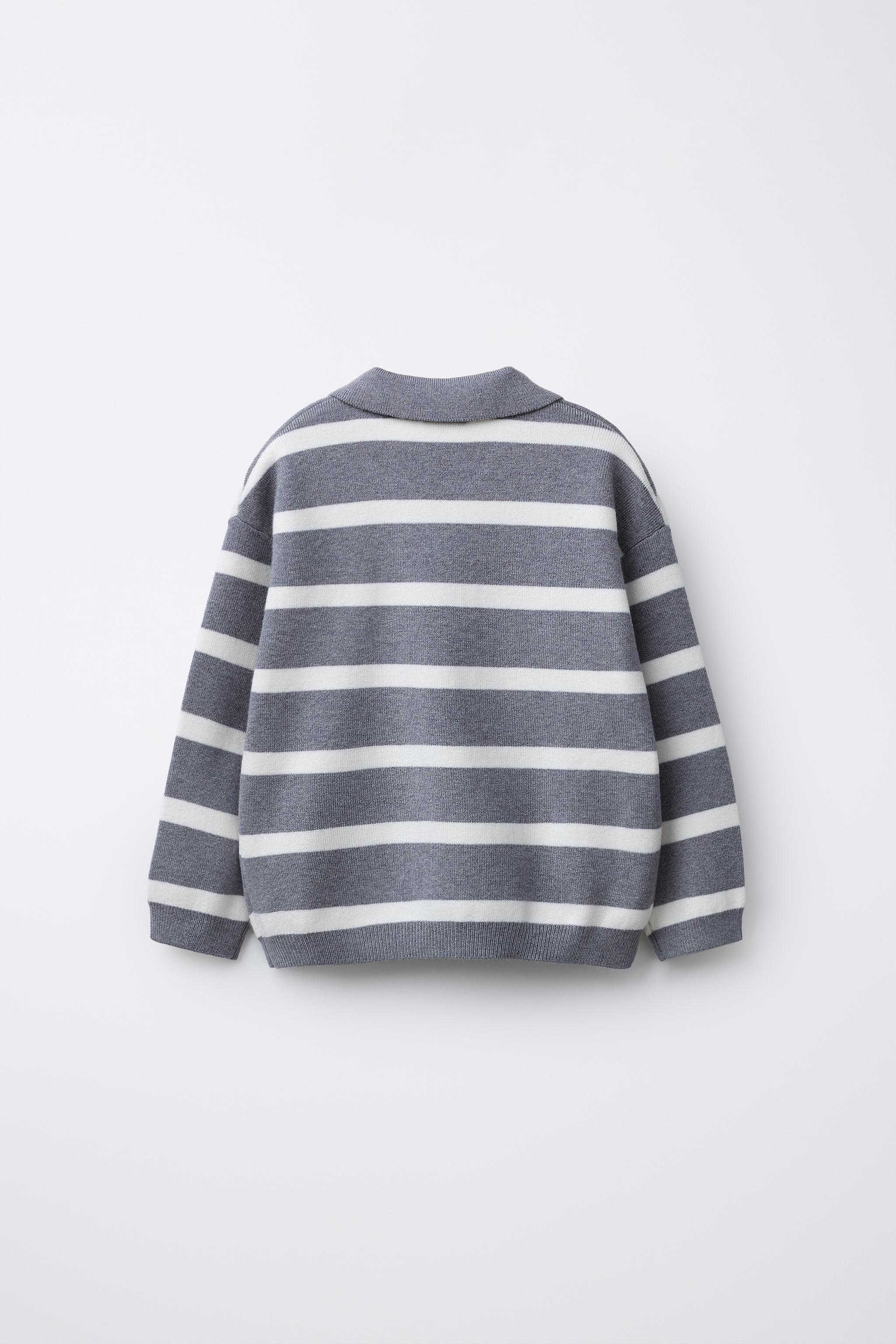 STRIPED KNIT SWEATER