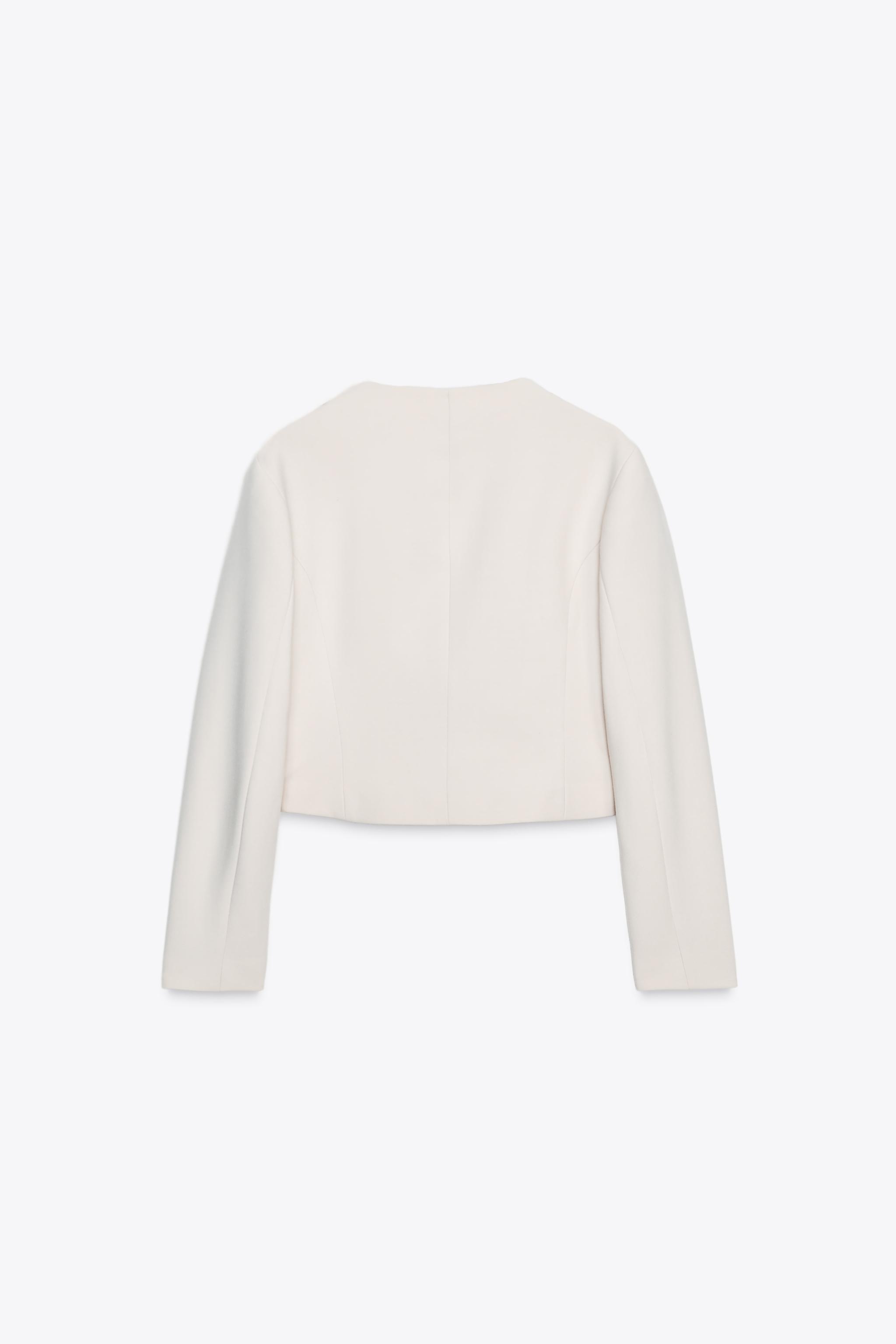 DOUBLE BREASTED SHORT BLAZER