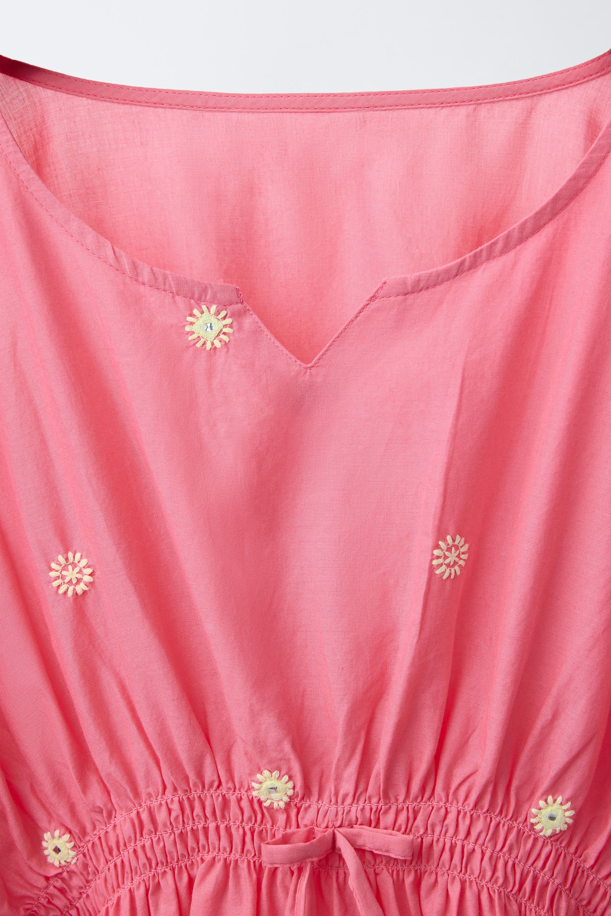 EMBROIDERED MIRROR KAFTAN