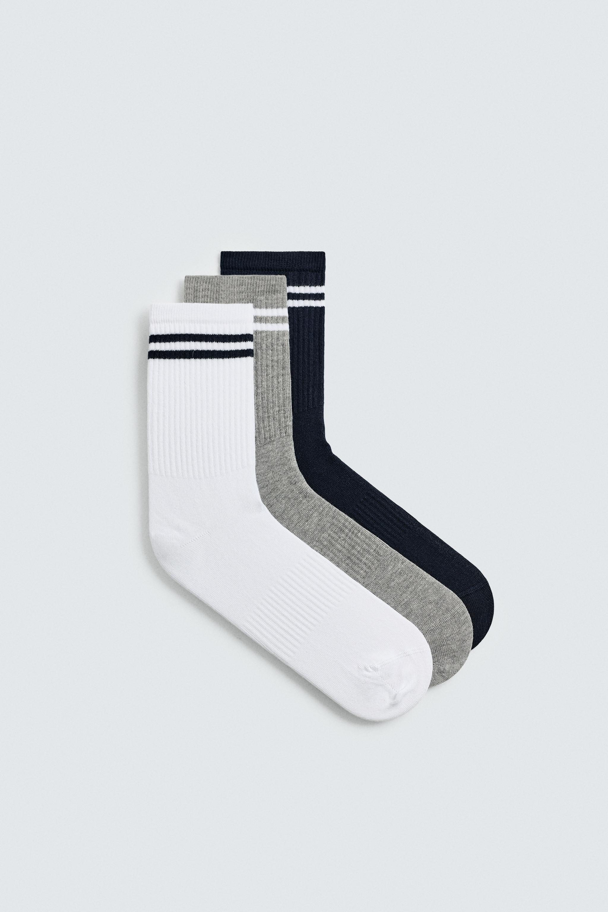 3-PACK STRIPED SOCKS