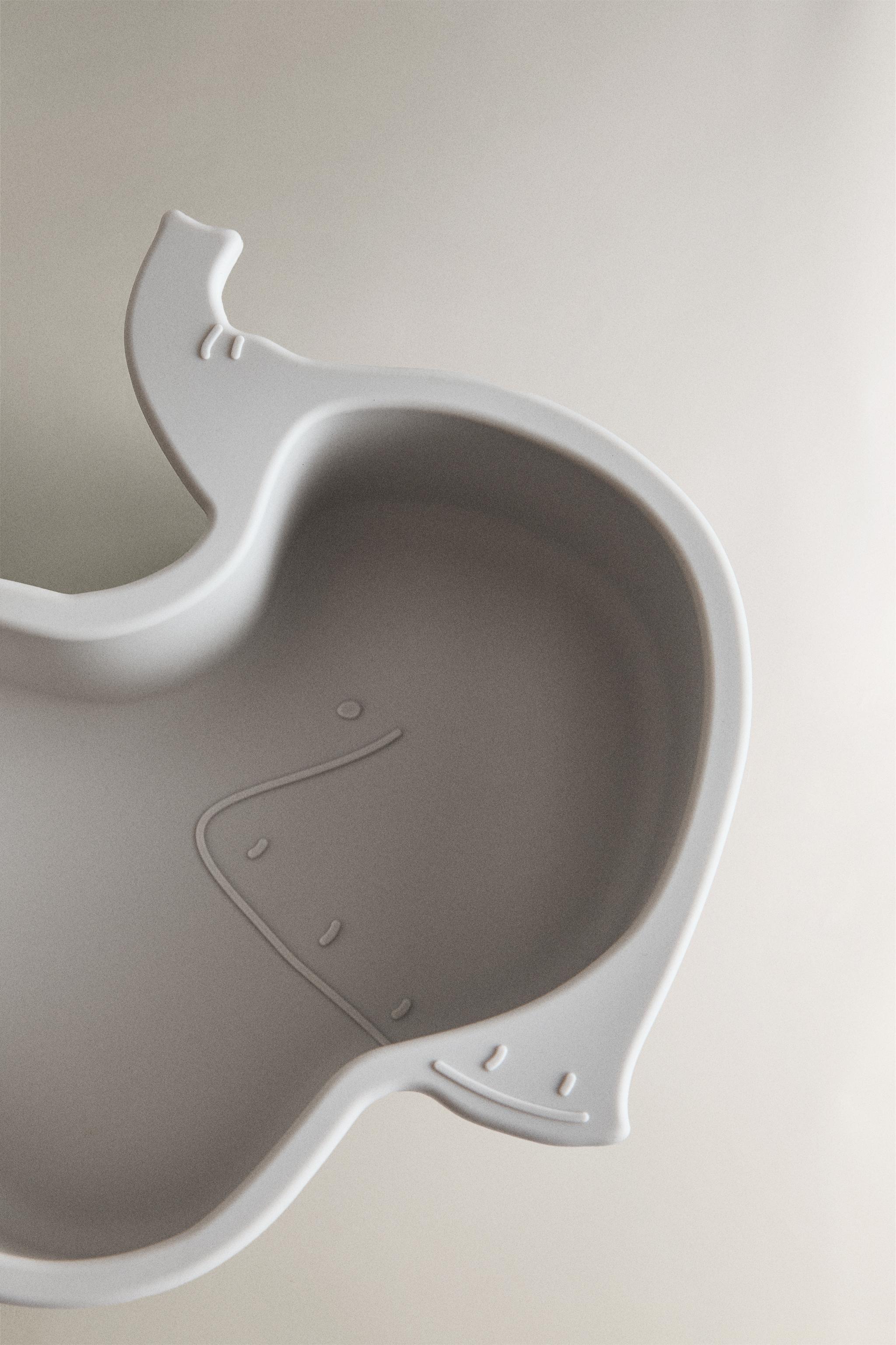 CHILDREN'S SILICONE ELEPHANT BOWL