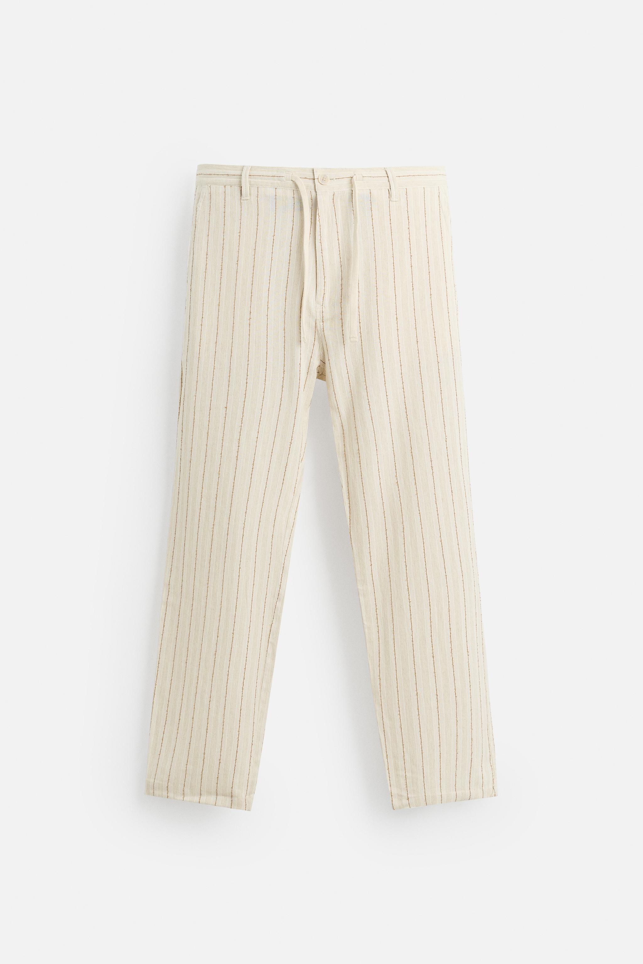 JACQUARD STRIPED PANTS