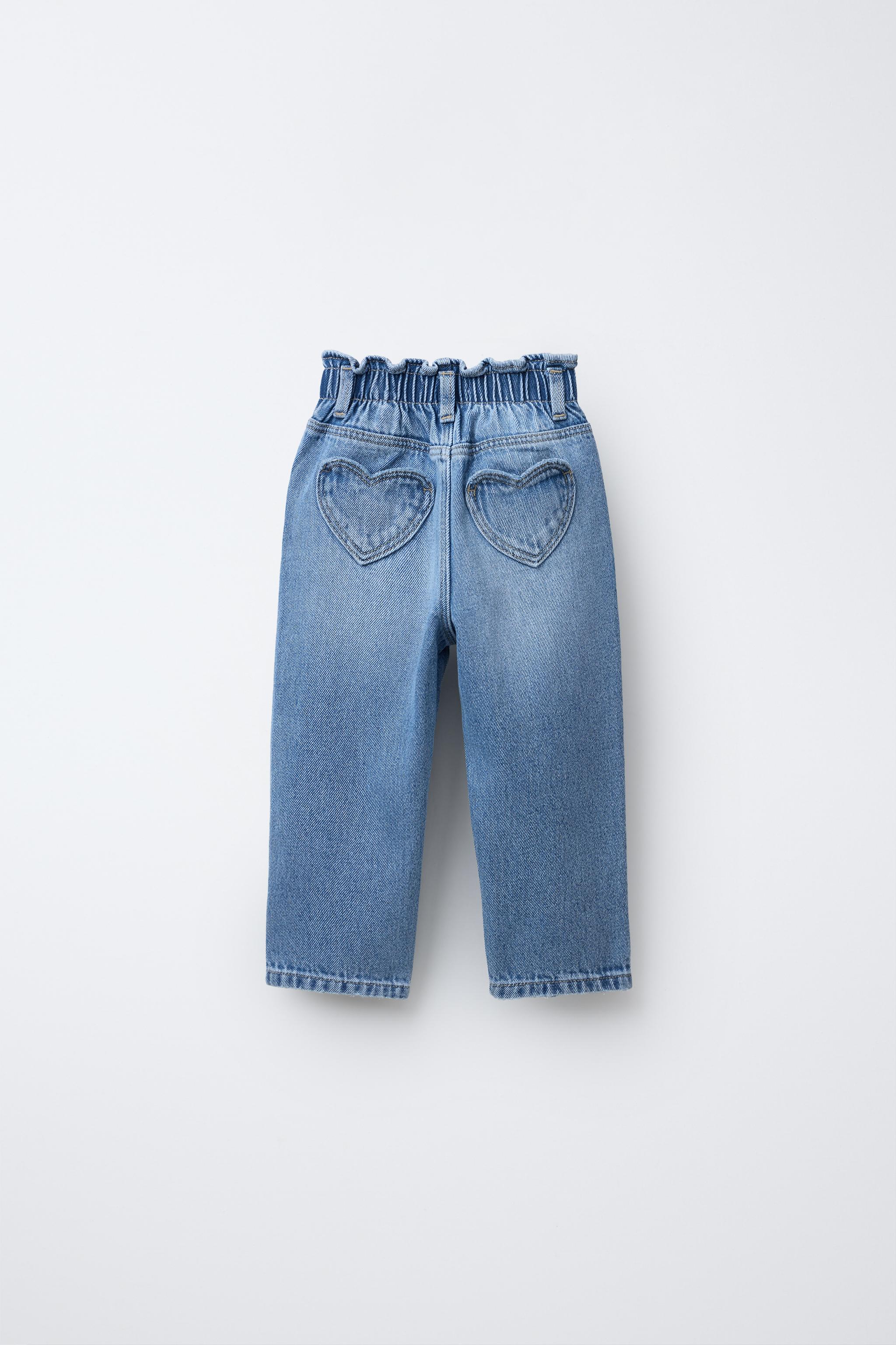 HEART POCKET PAPERBAG JEANS
