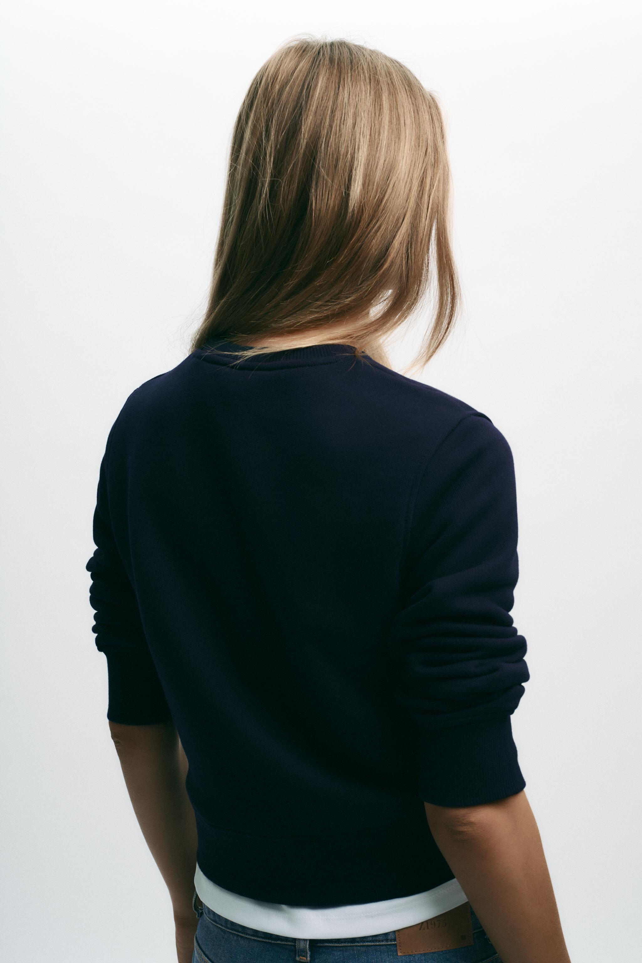 BASIC COTTON SWEATSHIRT