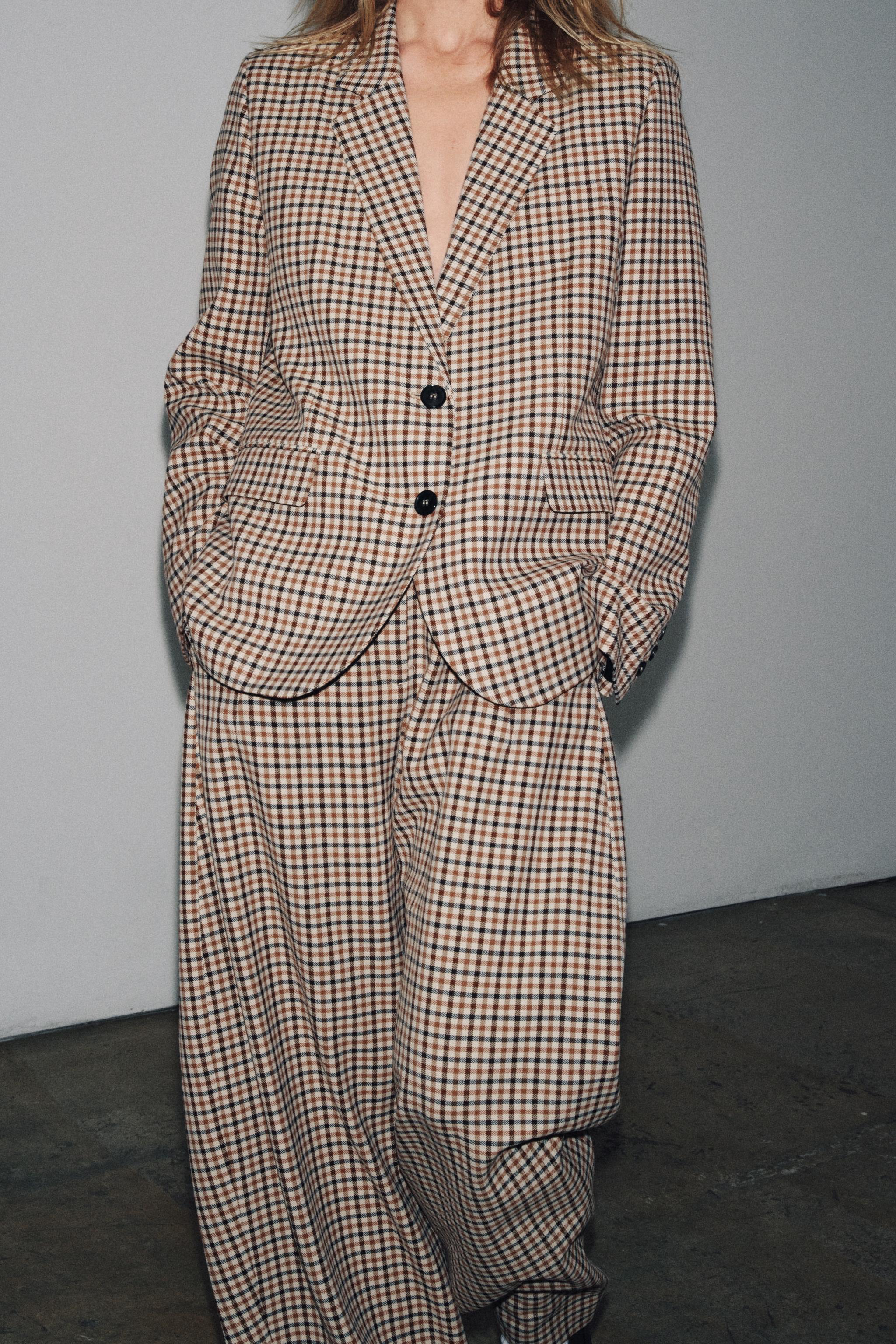 ZW COLLECTION PLAID PANTS