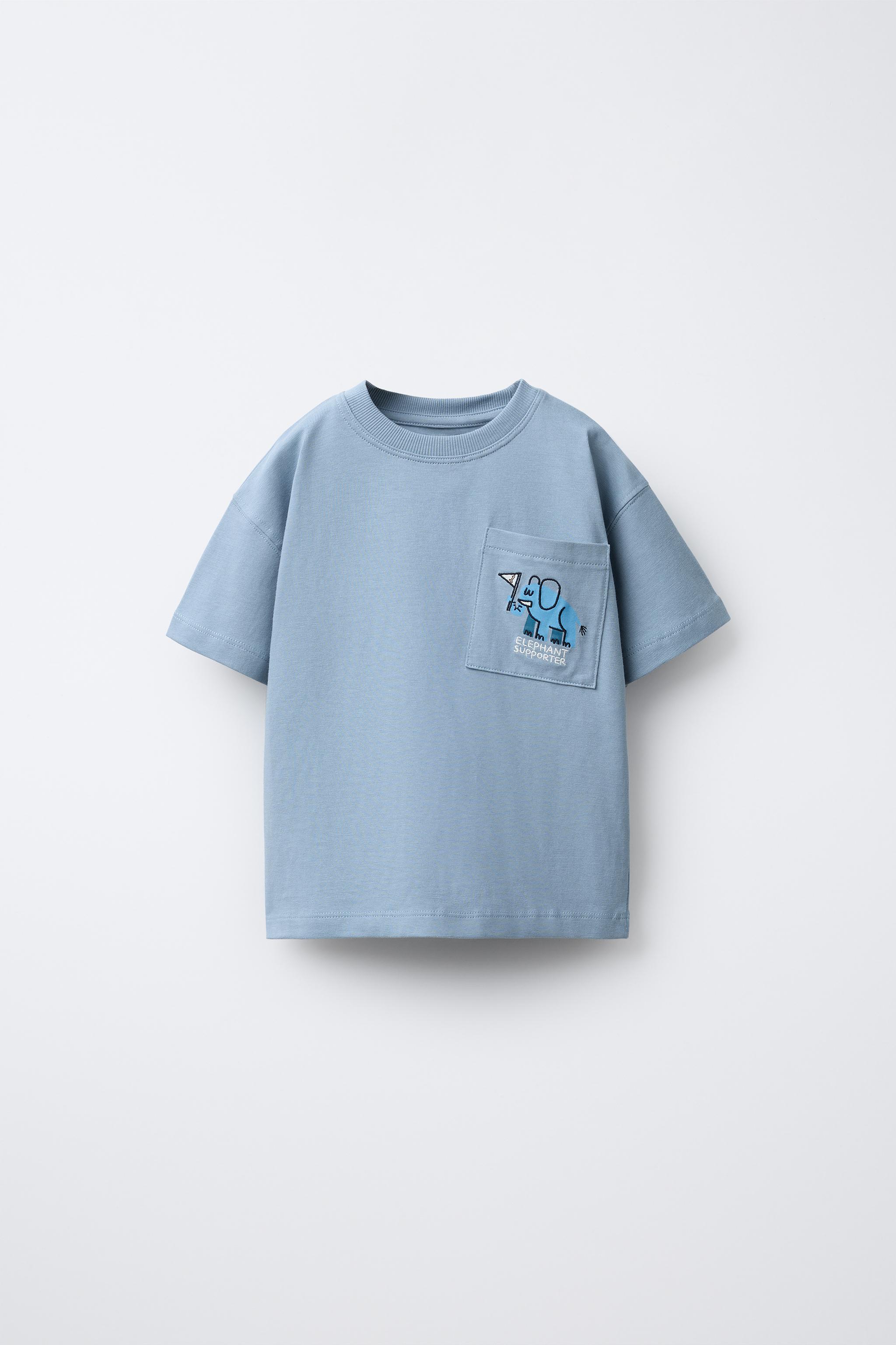 ANIMAL EMBROIDERY T-SHIRT