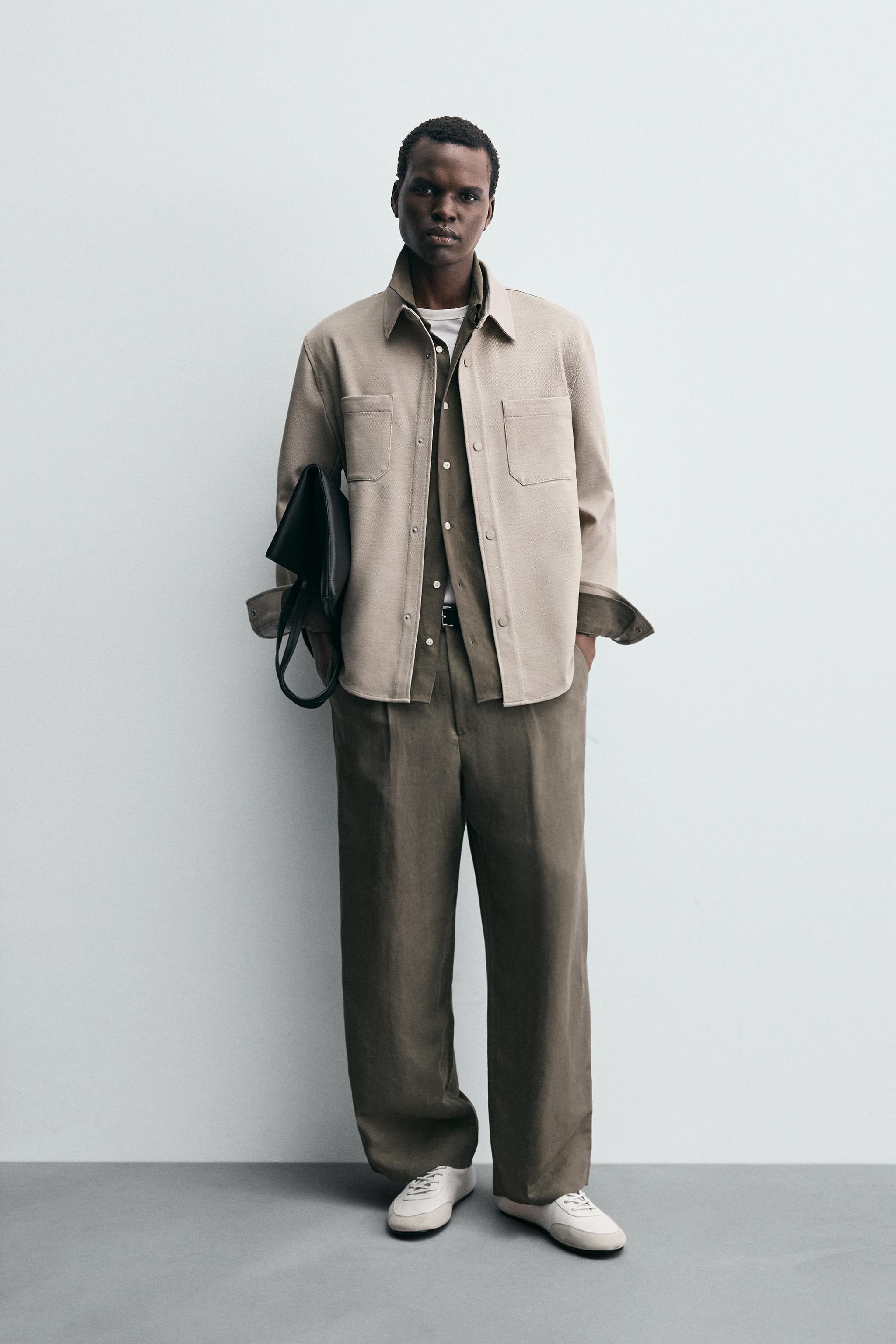 COMFORT TEXTURED OVERSHIRT