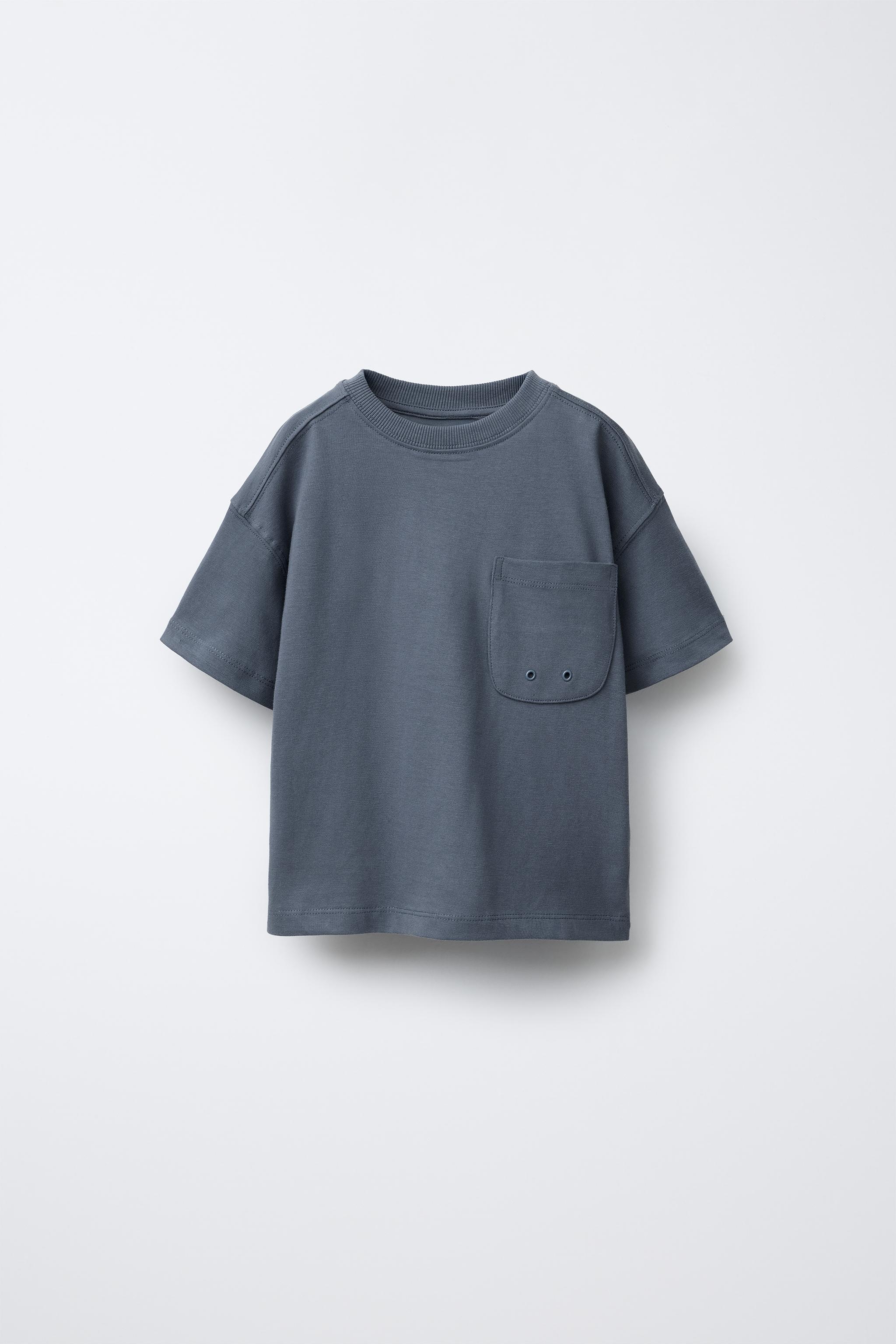 PLAIN POCKET T-SHIRT