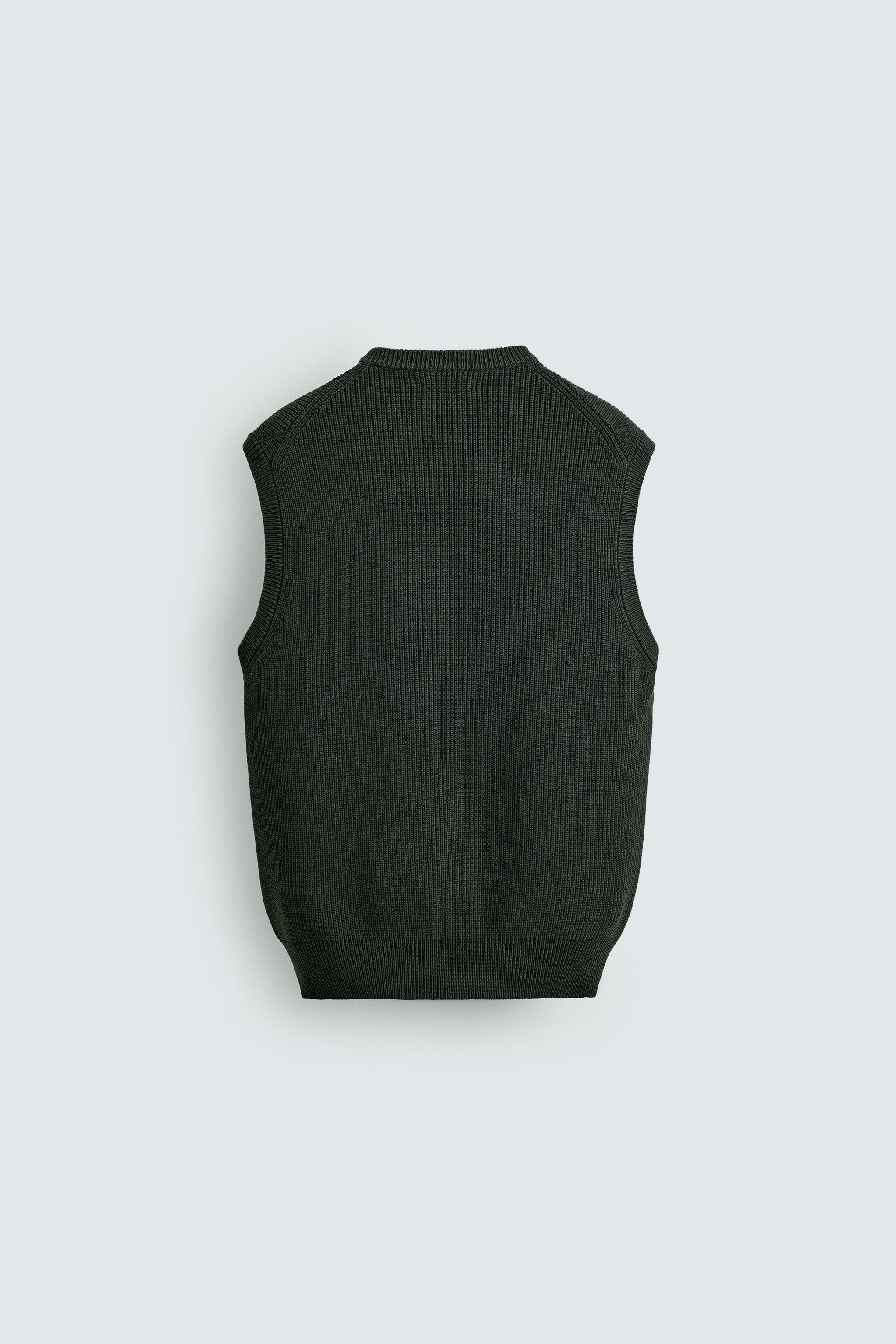 PURL KNIT VEST