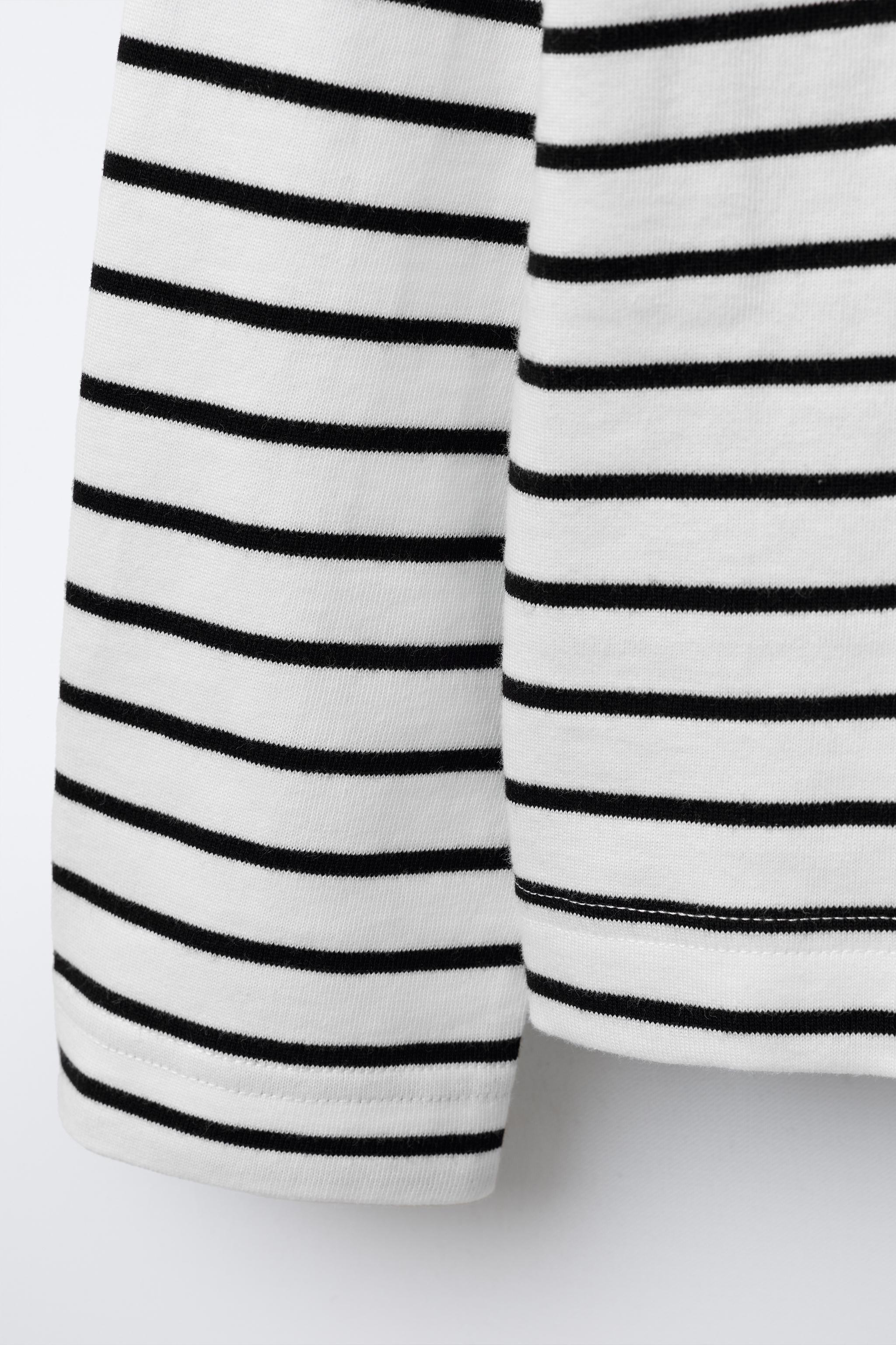 STRIPED HEART T-SHIRT