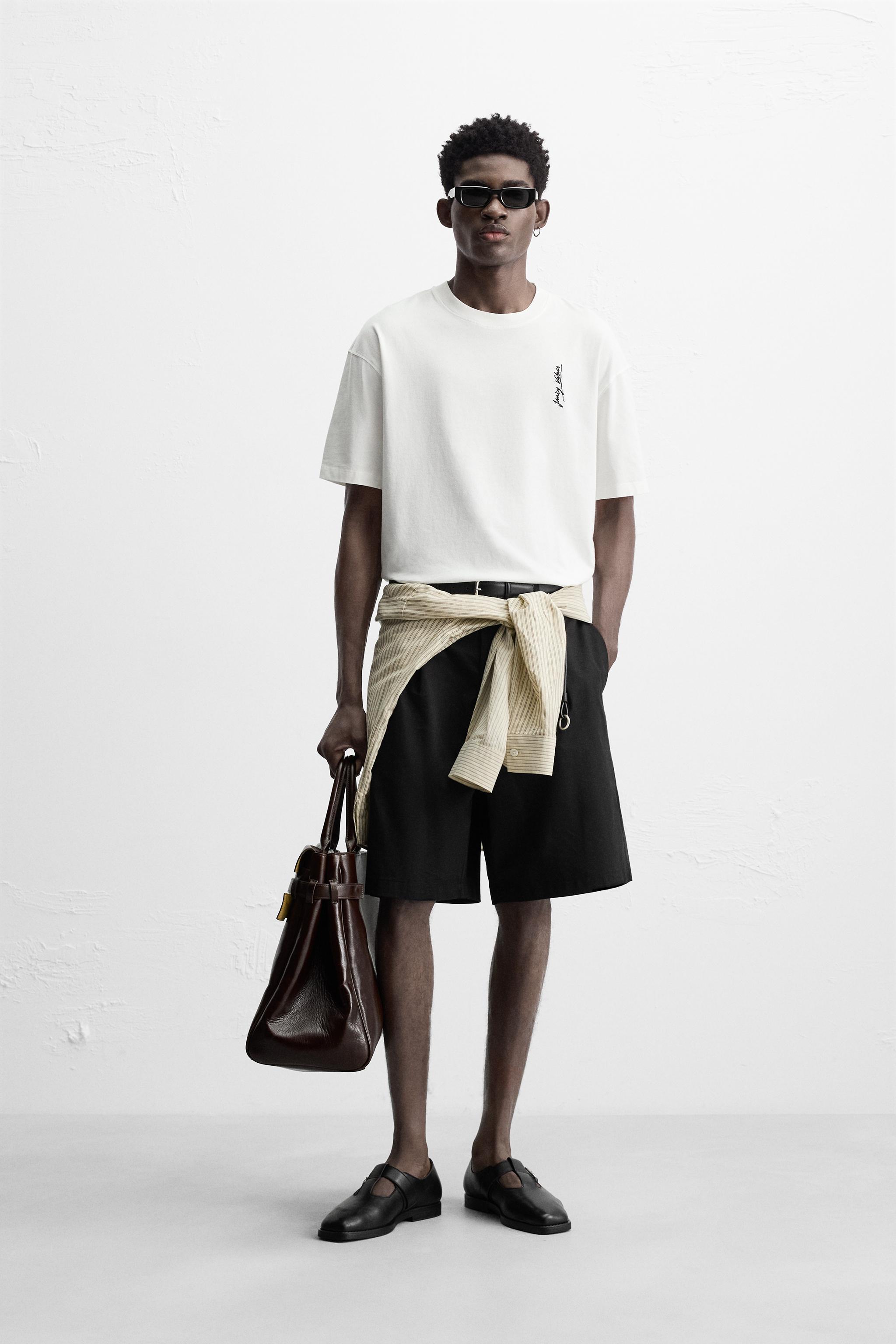 MUSICAL NOTE EMBROIDERED T-SHIRT