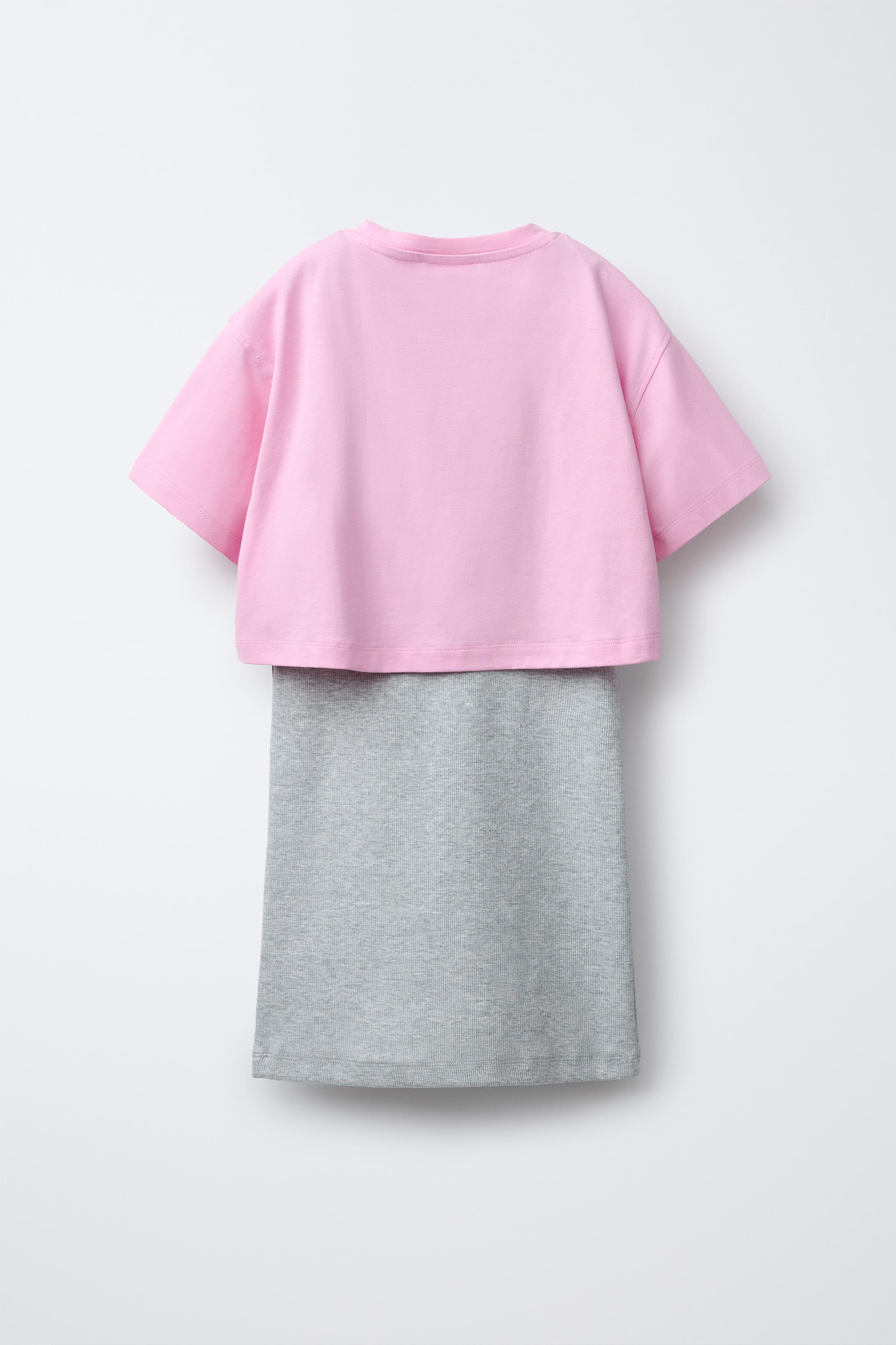 RIB COMBINATION DRESS