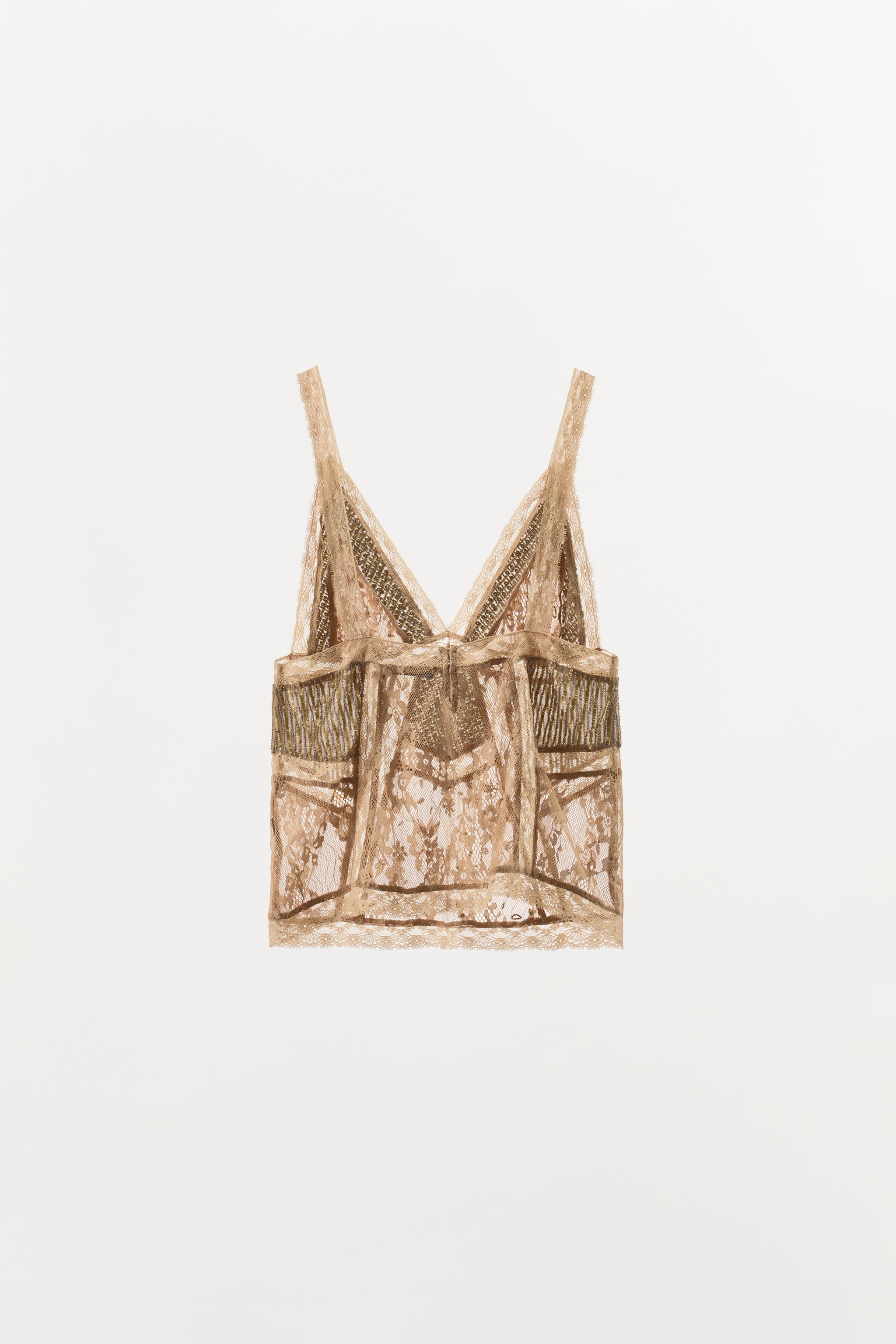 LIMITED EDITION LACE SEQUIN TOP