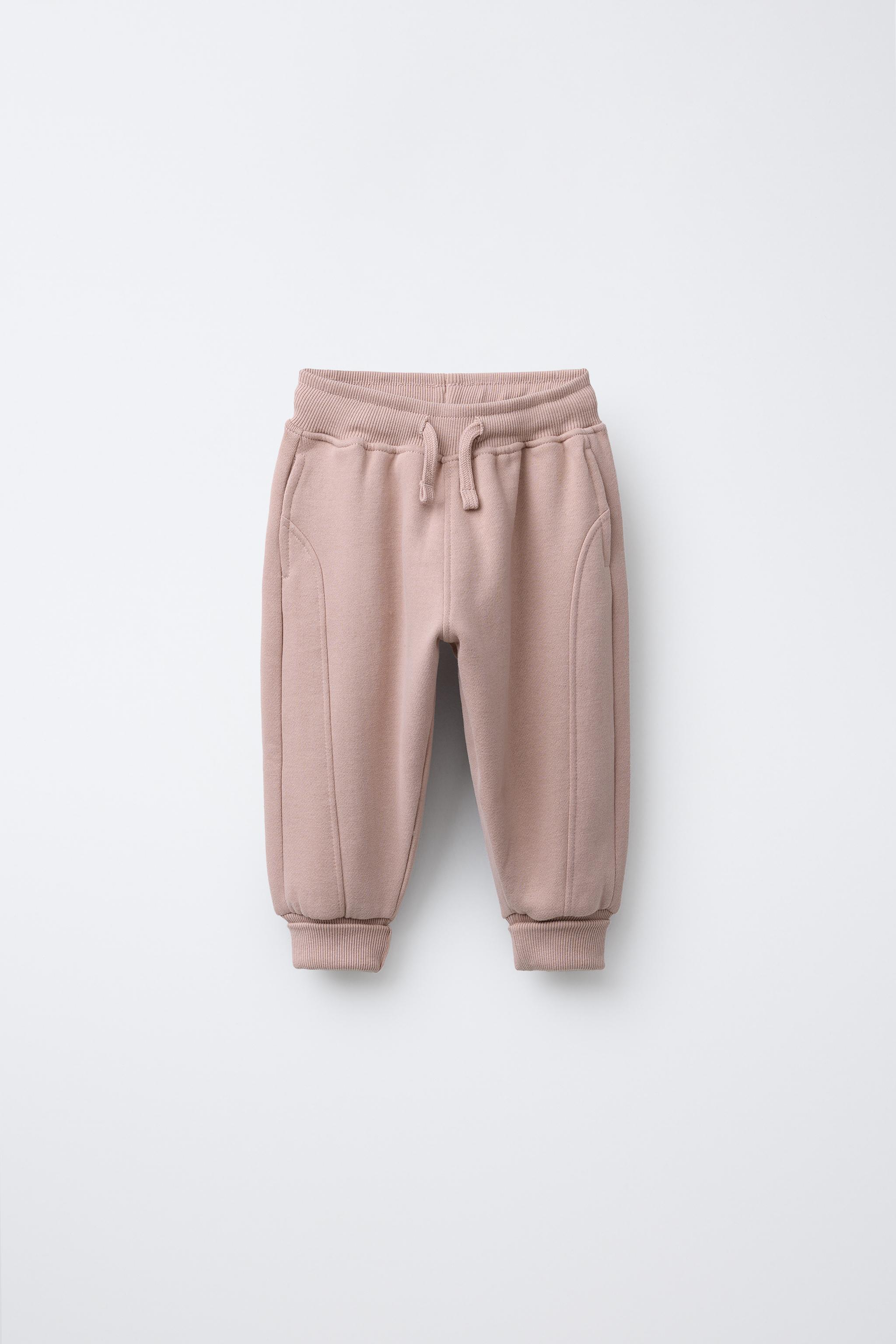 FLOCKED LOGO JOGGER PANTS