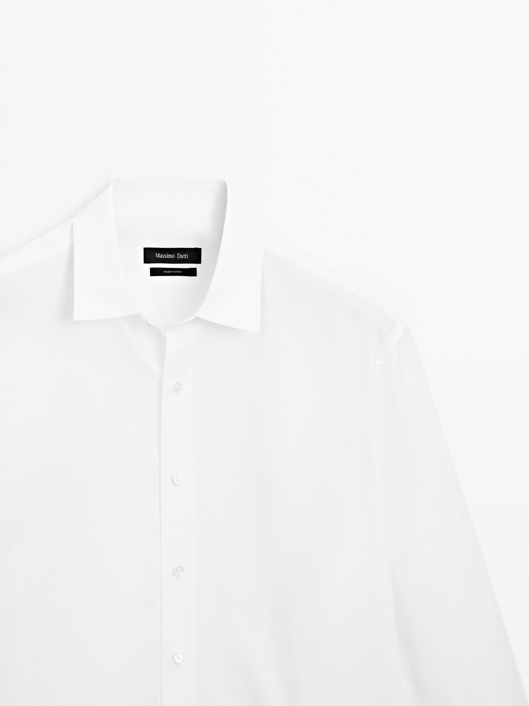 Regular fit textured shirt