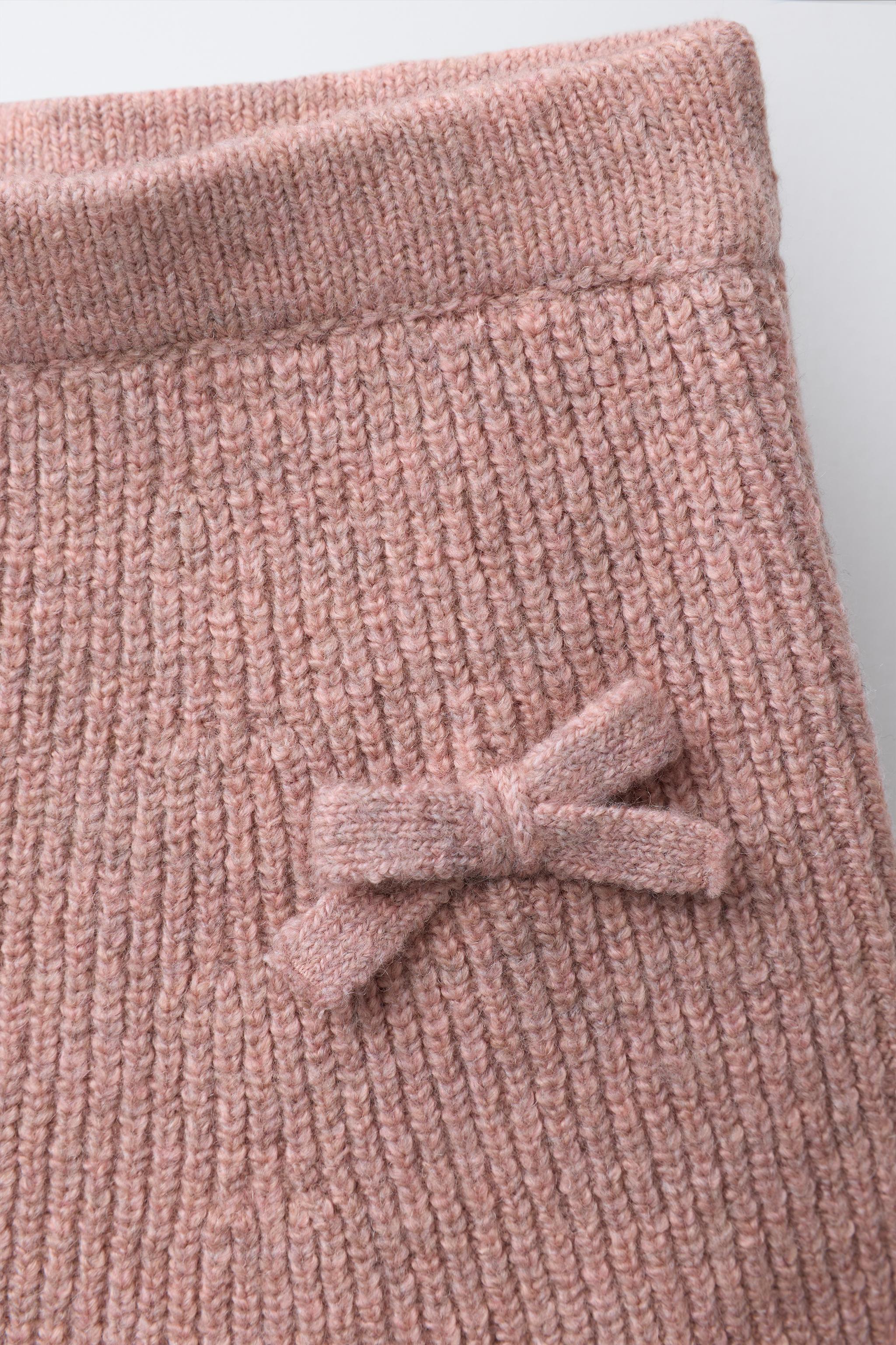 BOW KNIT SKIRT