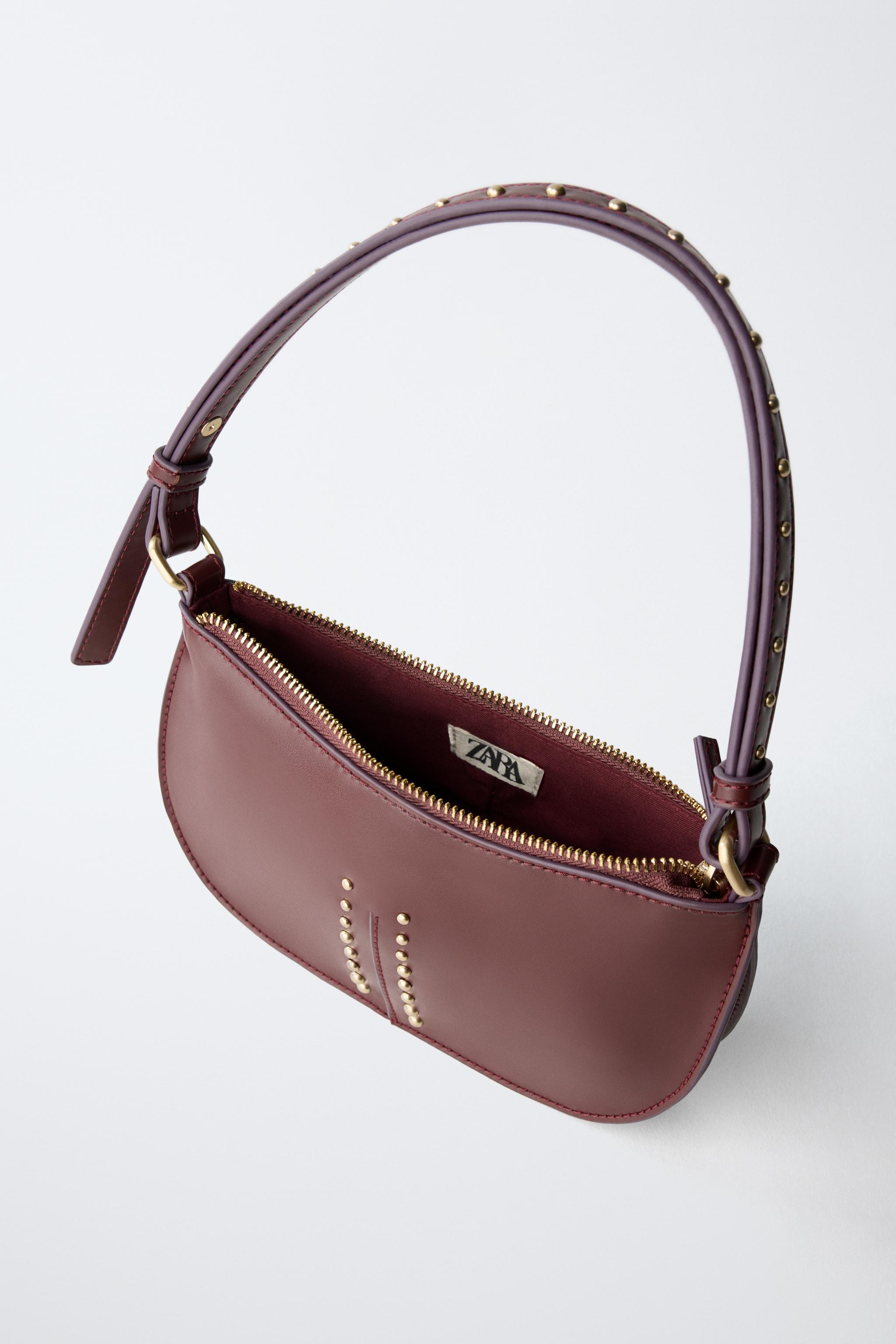 STUDDED SHOULDER BAG