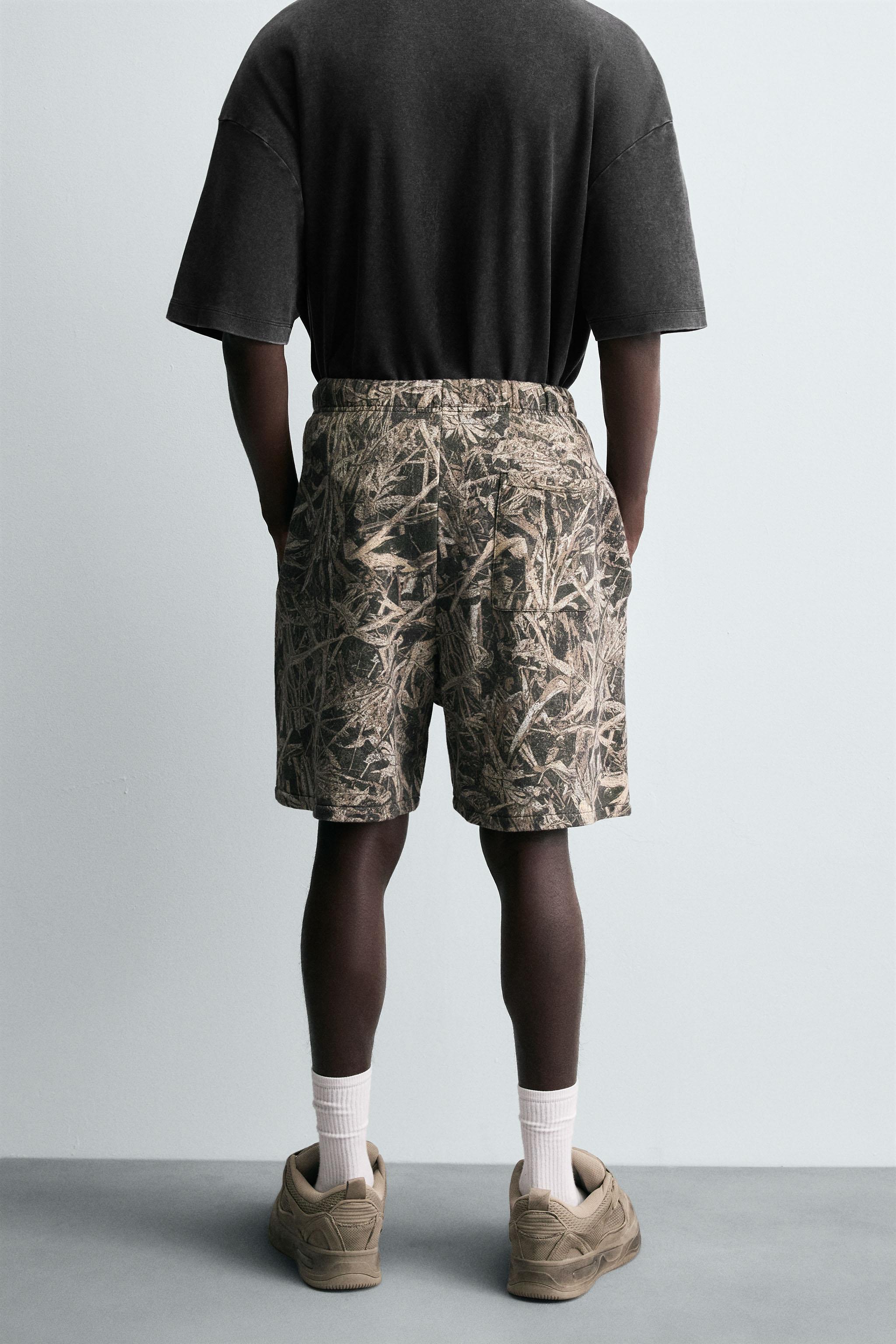 ABSTRACT PRINT SHORTS