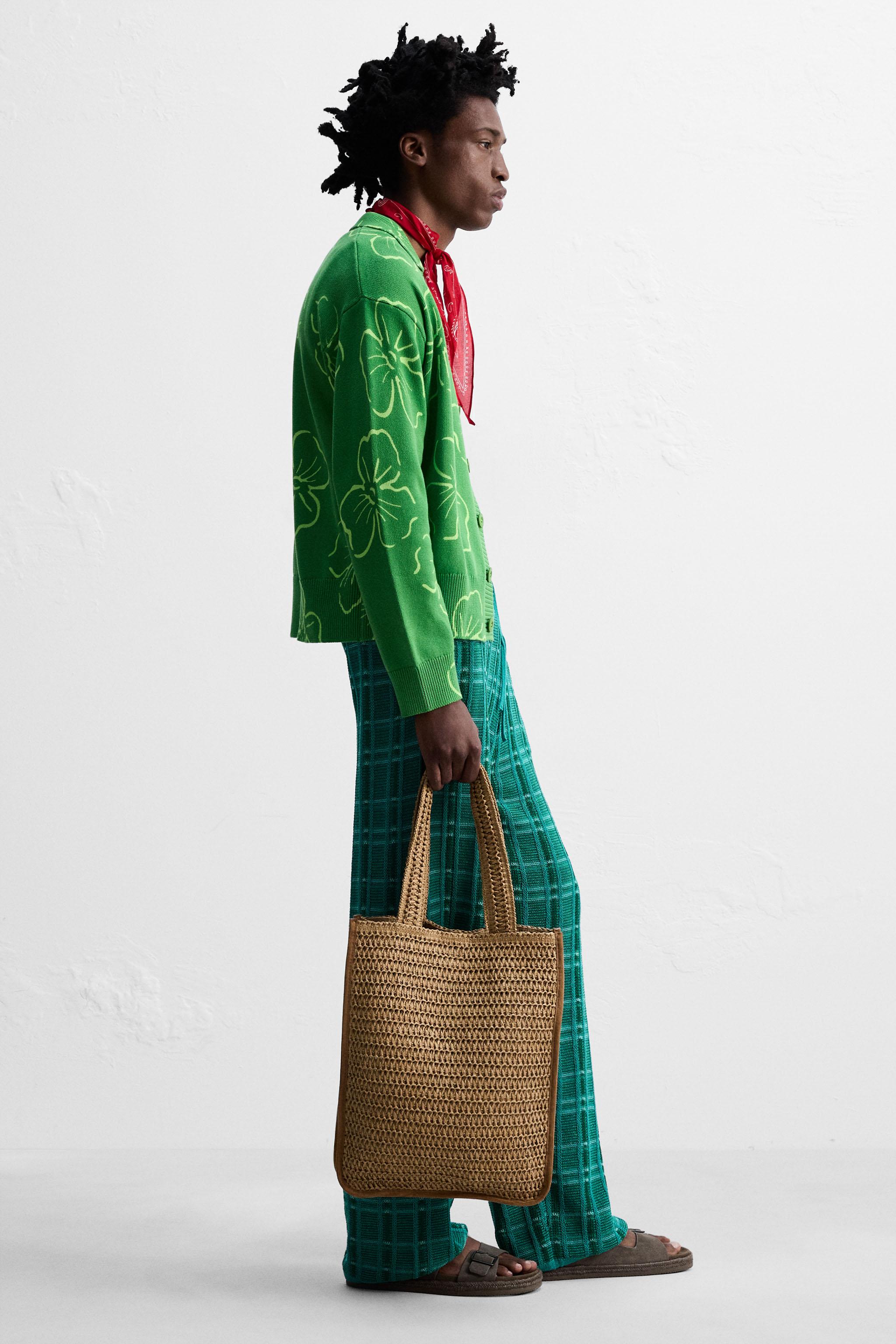 WOVEN SHOPPER BAG