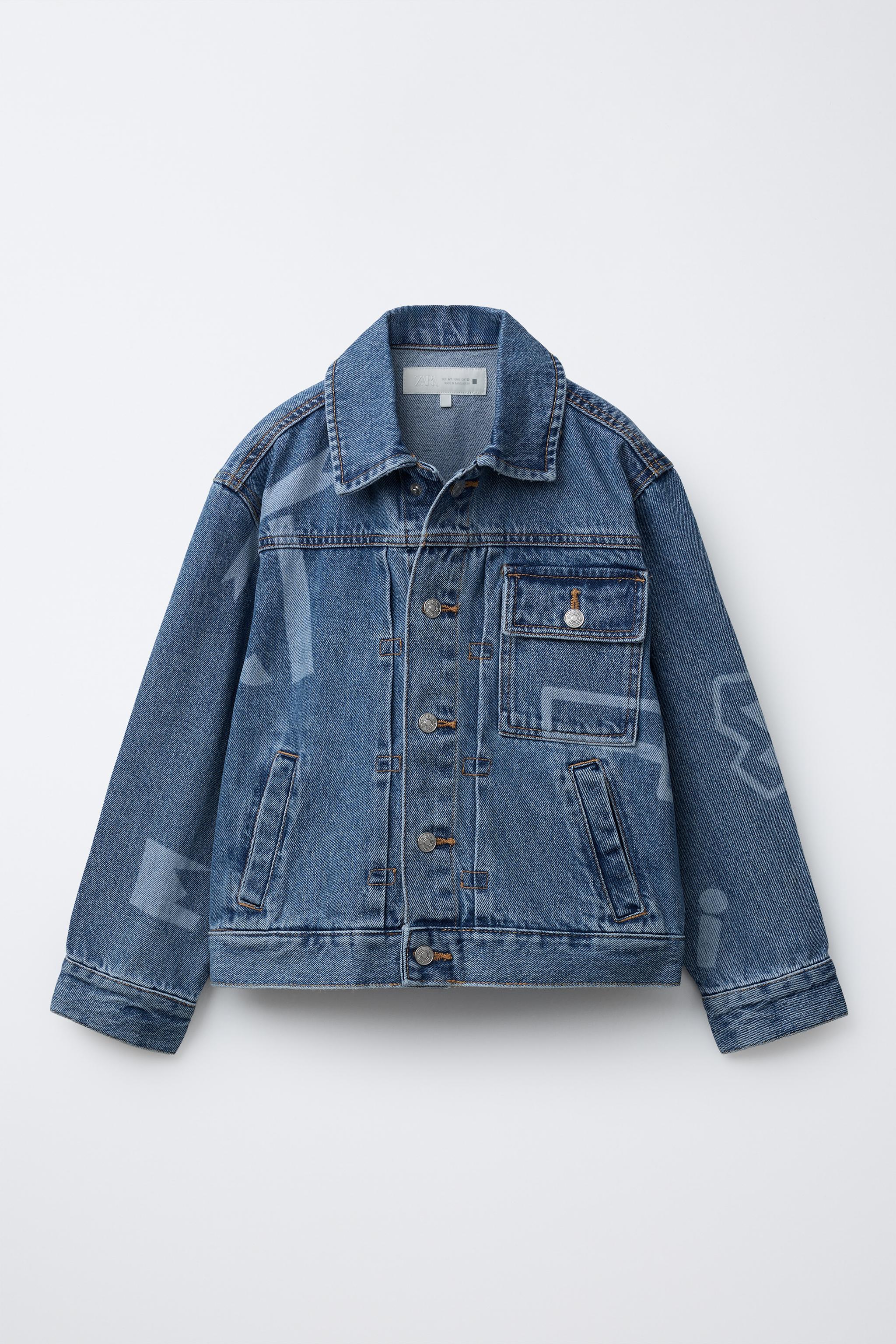 PRINTED DENIM JACKET