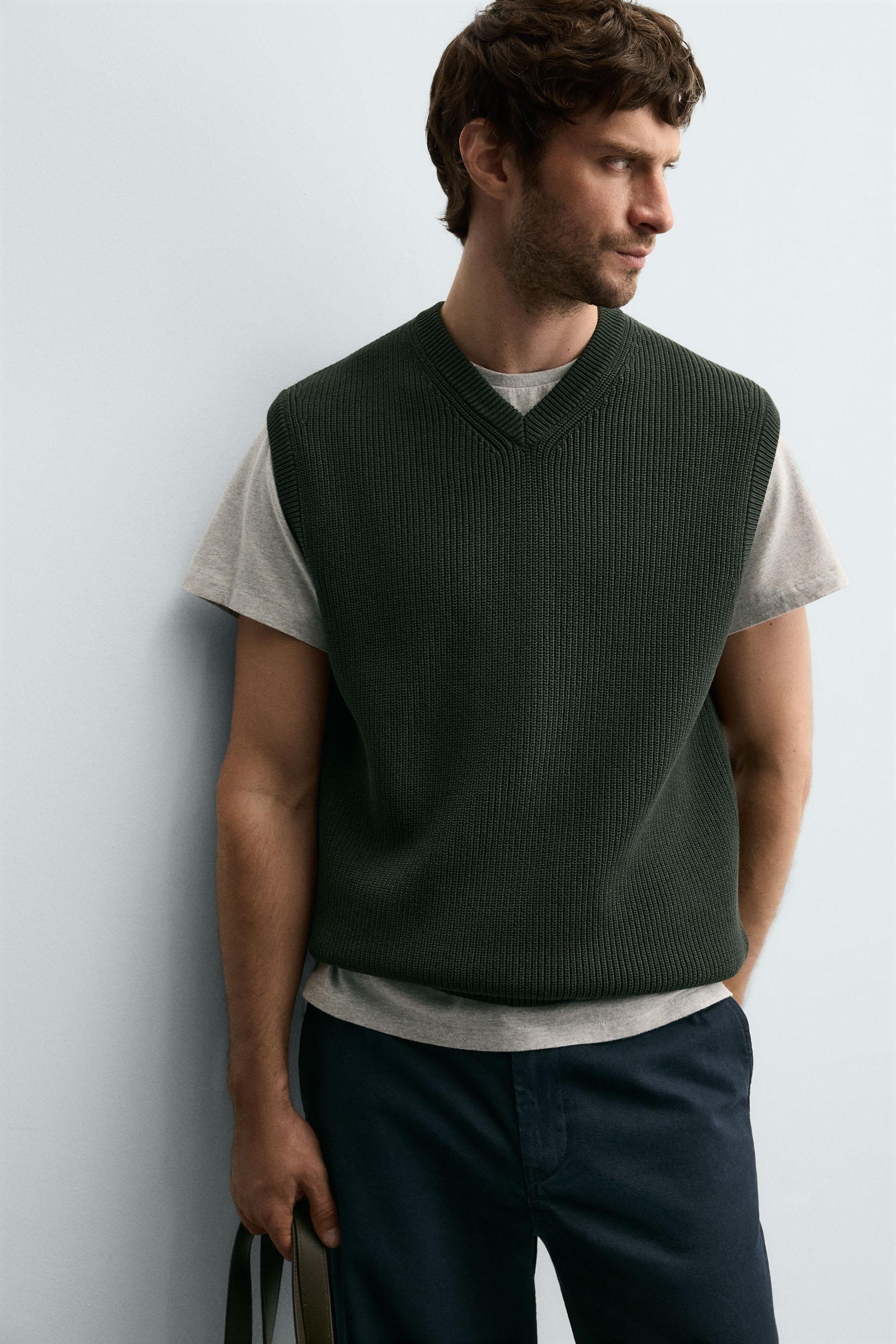 PURL KNIT VEST