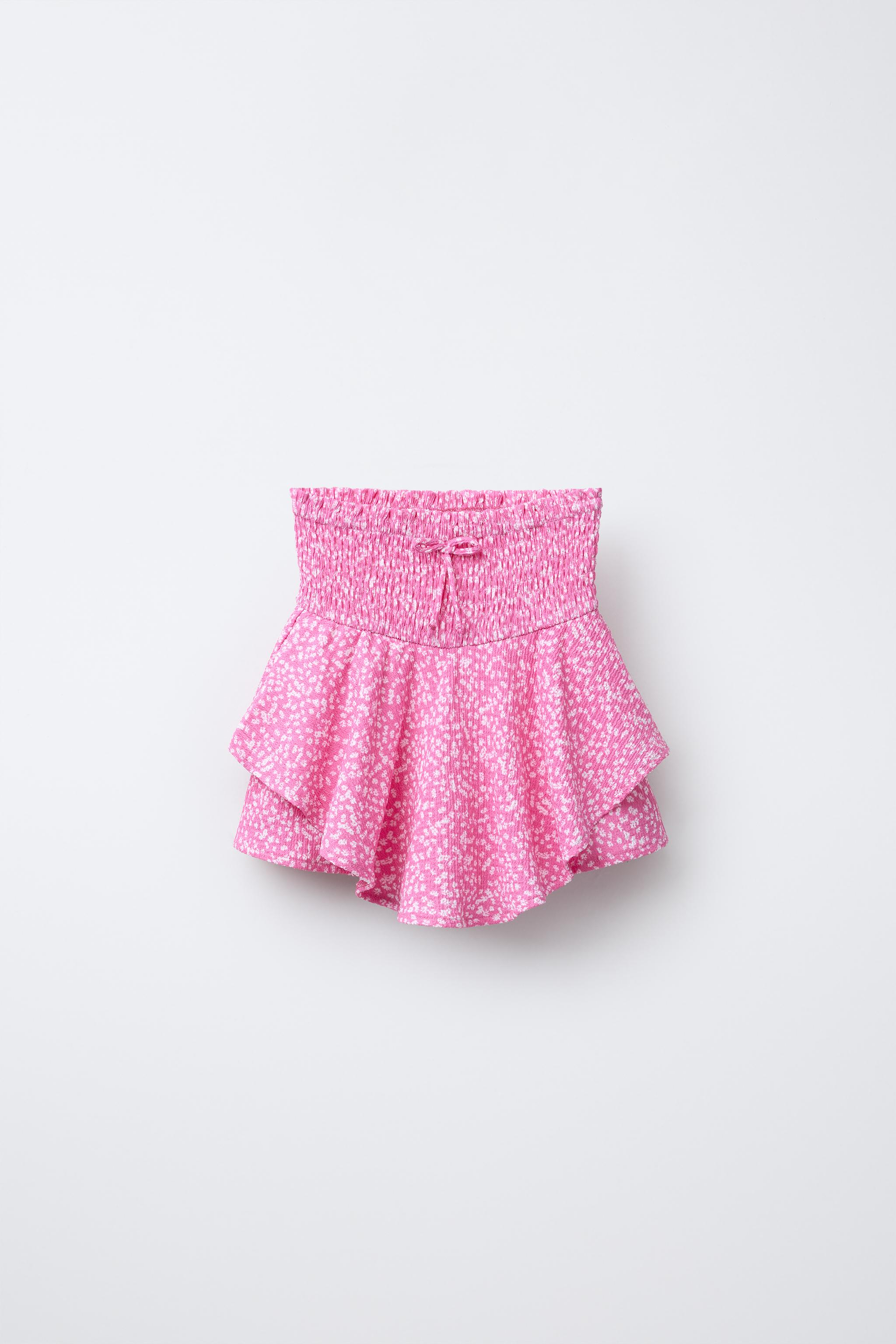 FLORAL LAYERED SKORT